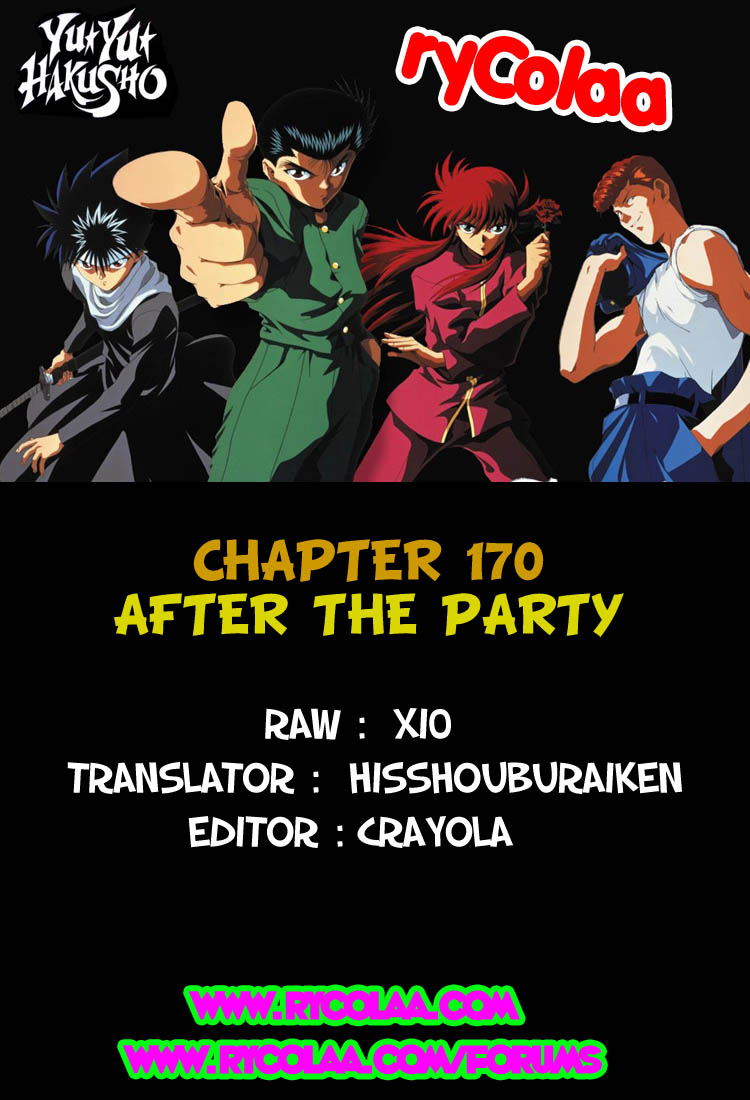 Yu Yu Hakusho Chapter 170 page 1 - Chapter 170