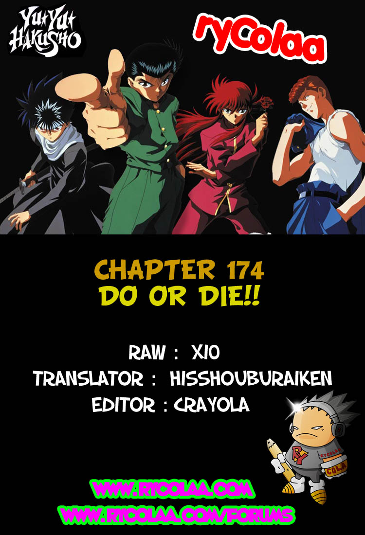 Yu Yu Hakusho Chapter 174 page 1 - Chapter 174