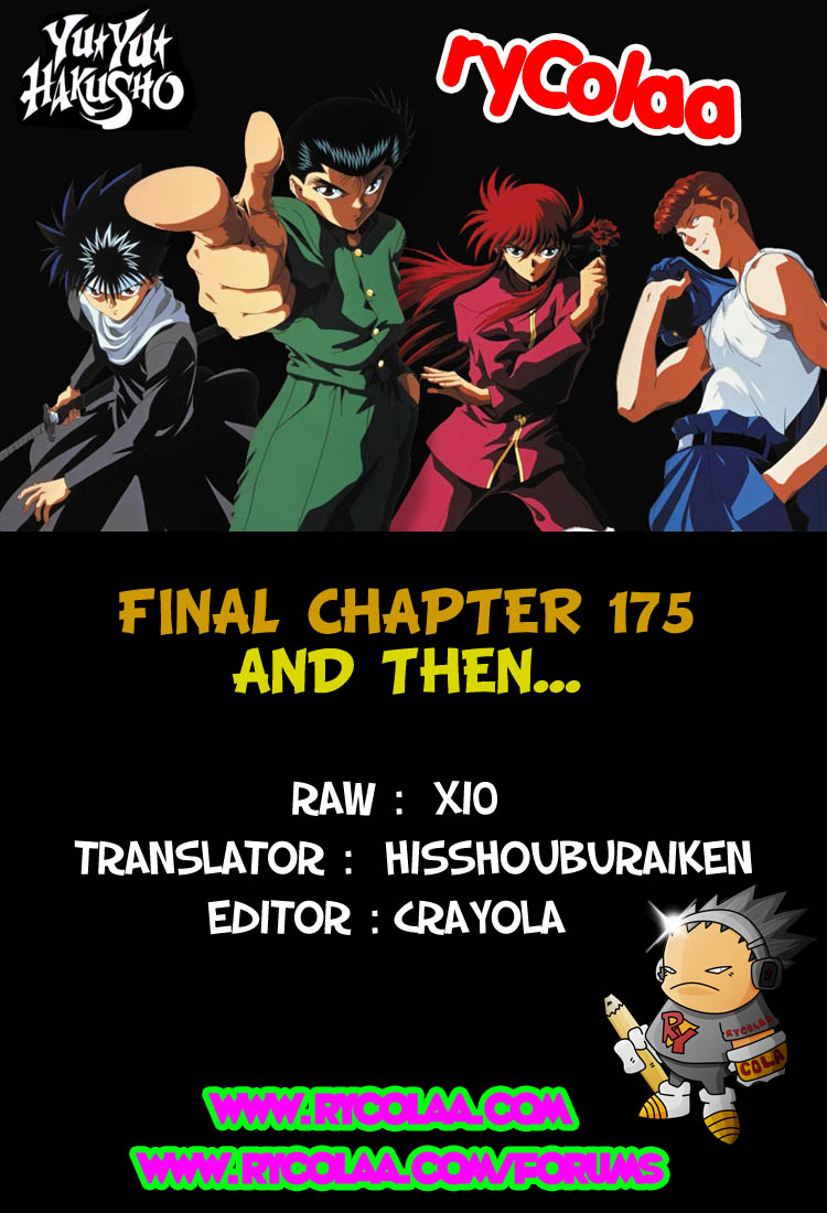 Yu Yu Hakusho Chapter 175 page 1 - Chapter 175 [END]
