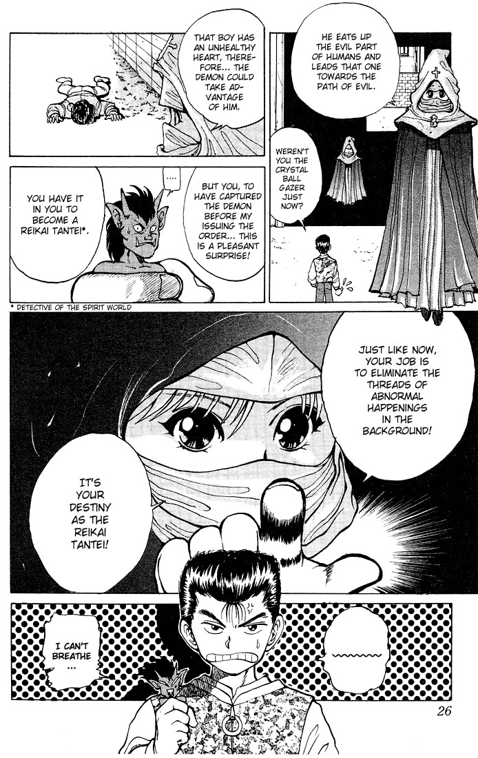 Yu Yu Hakusho Chapter 18 page 22 - Chapter 18