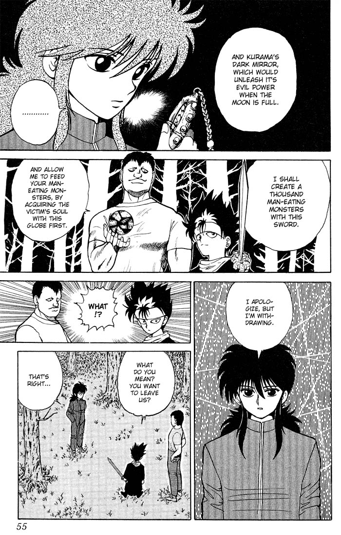 Yu Yu Hakusho Chapter 20 page 8 - Chapter 20