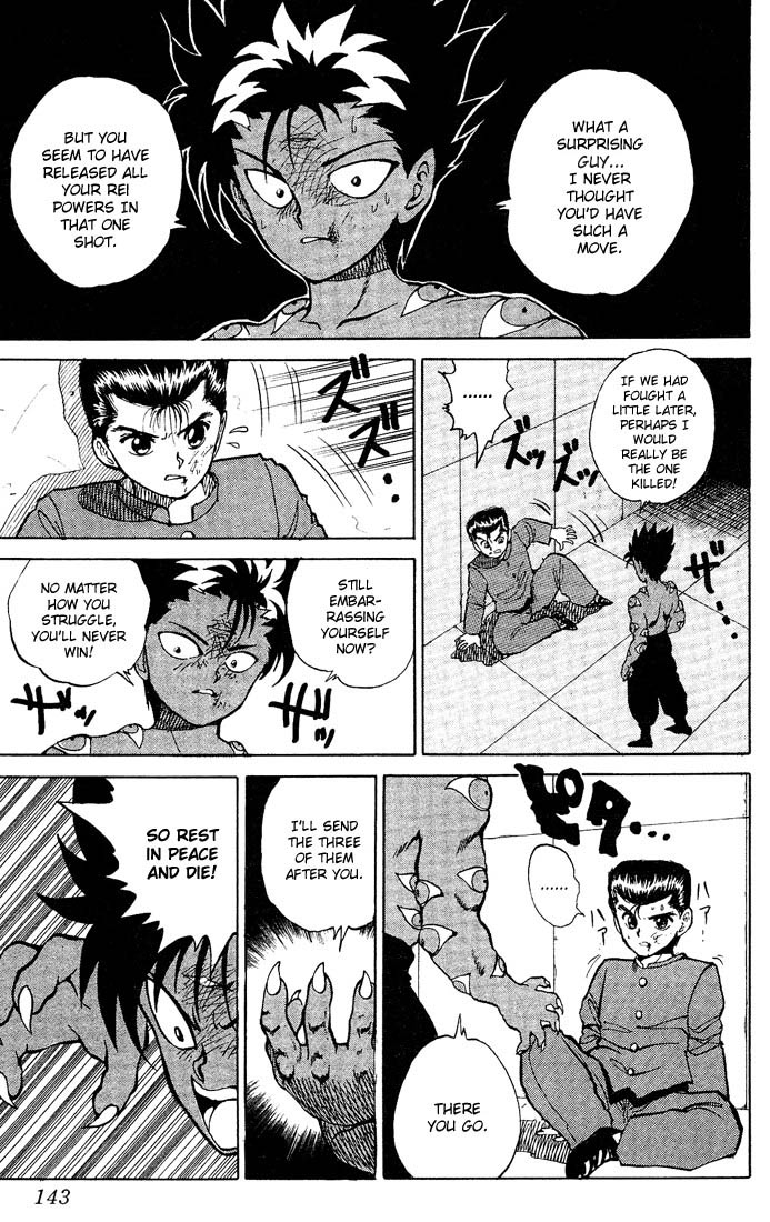 Yu Yu Hakusho Chapter 24 page 15 - Chapter 24