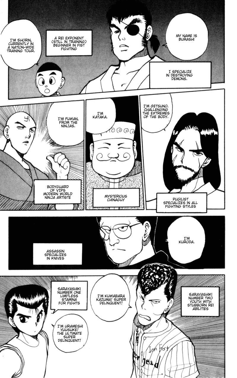 Yu Yu Hakusho Chapter 27 page 8 - Chapter 27