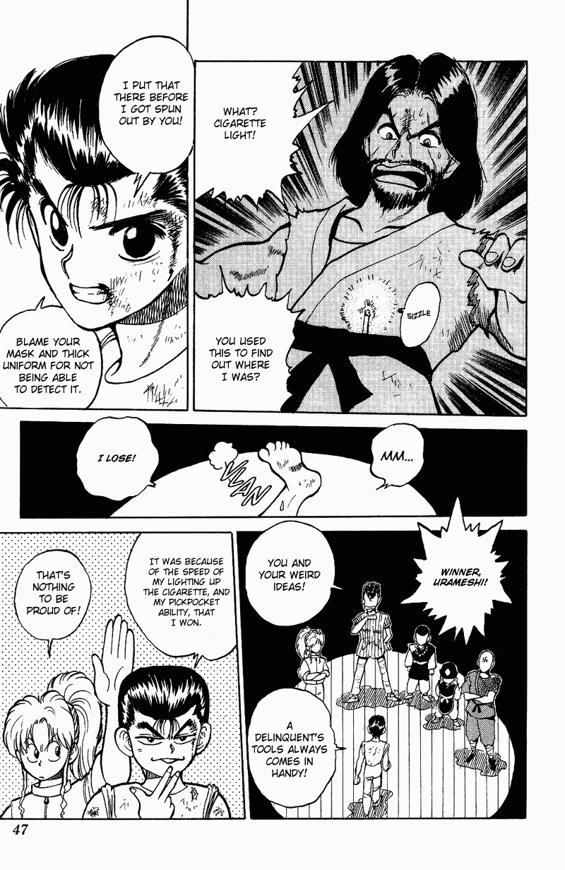 Yu Yu Hakusho Chapter 28 page 22 - Chapter 28