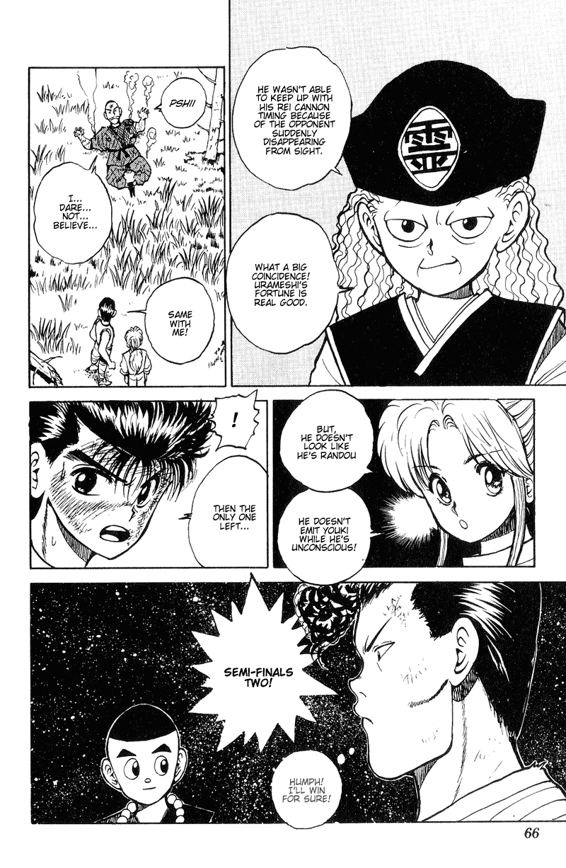 Yu Yu Hakusho Chapter 29 page 20 - Chapter 29
