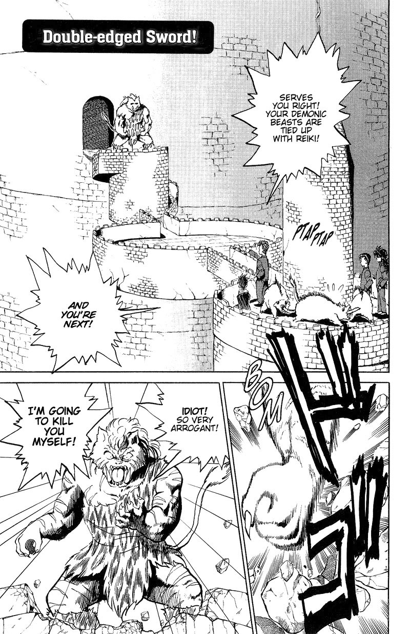 Yu Yu Hakusho Chapter 37 page 1 - Chapter 37: Double Edged Sword
