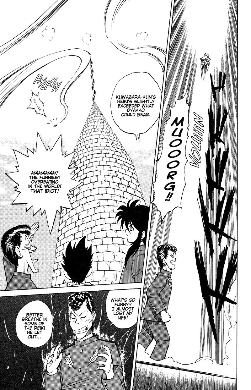 Yu Yu Hakusho Chapter 37 page 17 - Chapter 37: Double Edged Sword