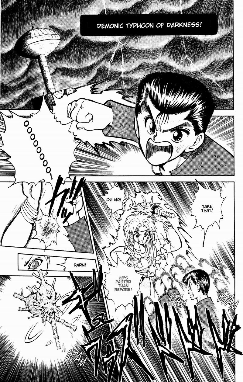 Yu Yu Hakusho Chapter 42 page 1 - Chapter 42: Demonic Typhoon of Darkness!