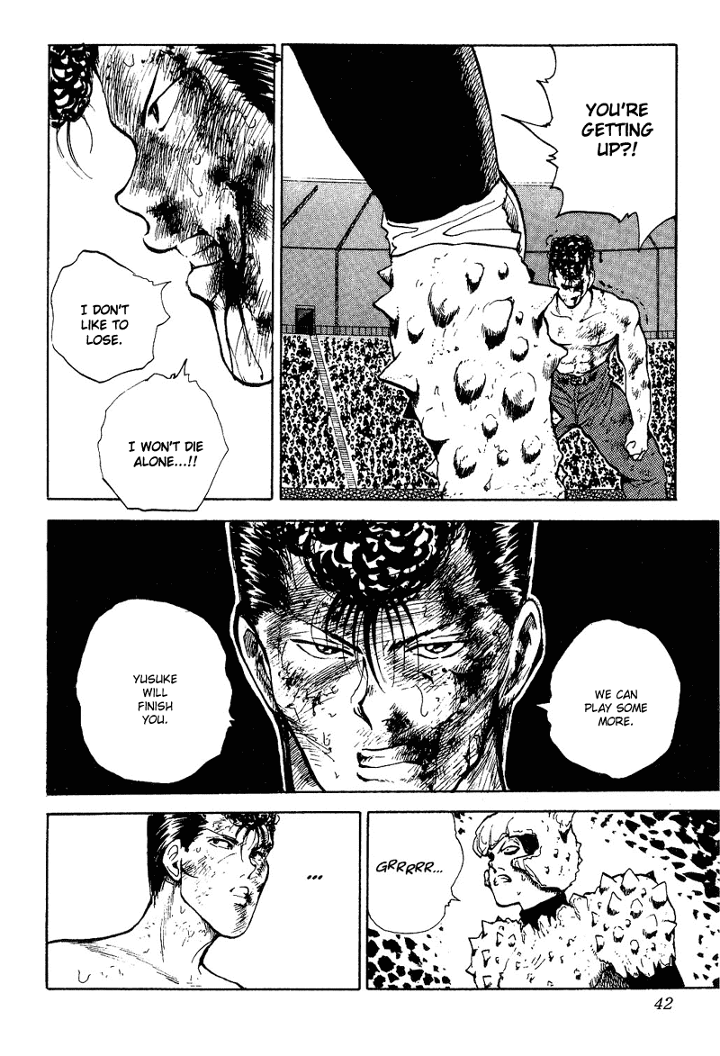 Yu Yu Hakusho Chapter 74 page 14 - Chapter 74