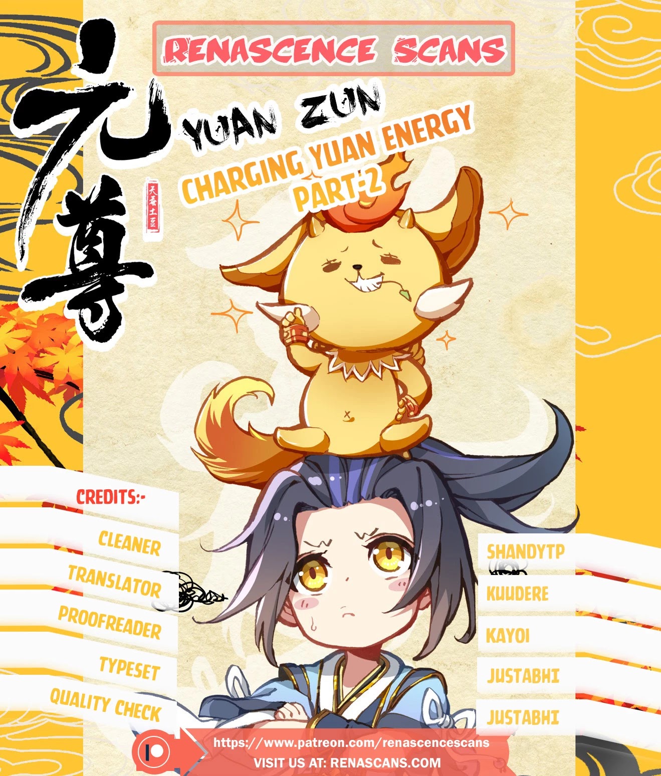Yuan Zun Chapter 14.5 page 1 - Chapter 14.5: Charging Yuan Energy Part 2