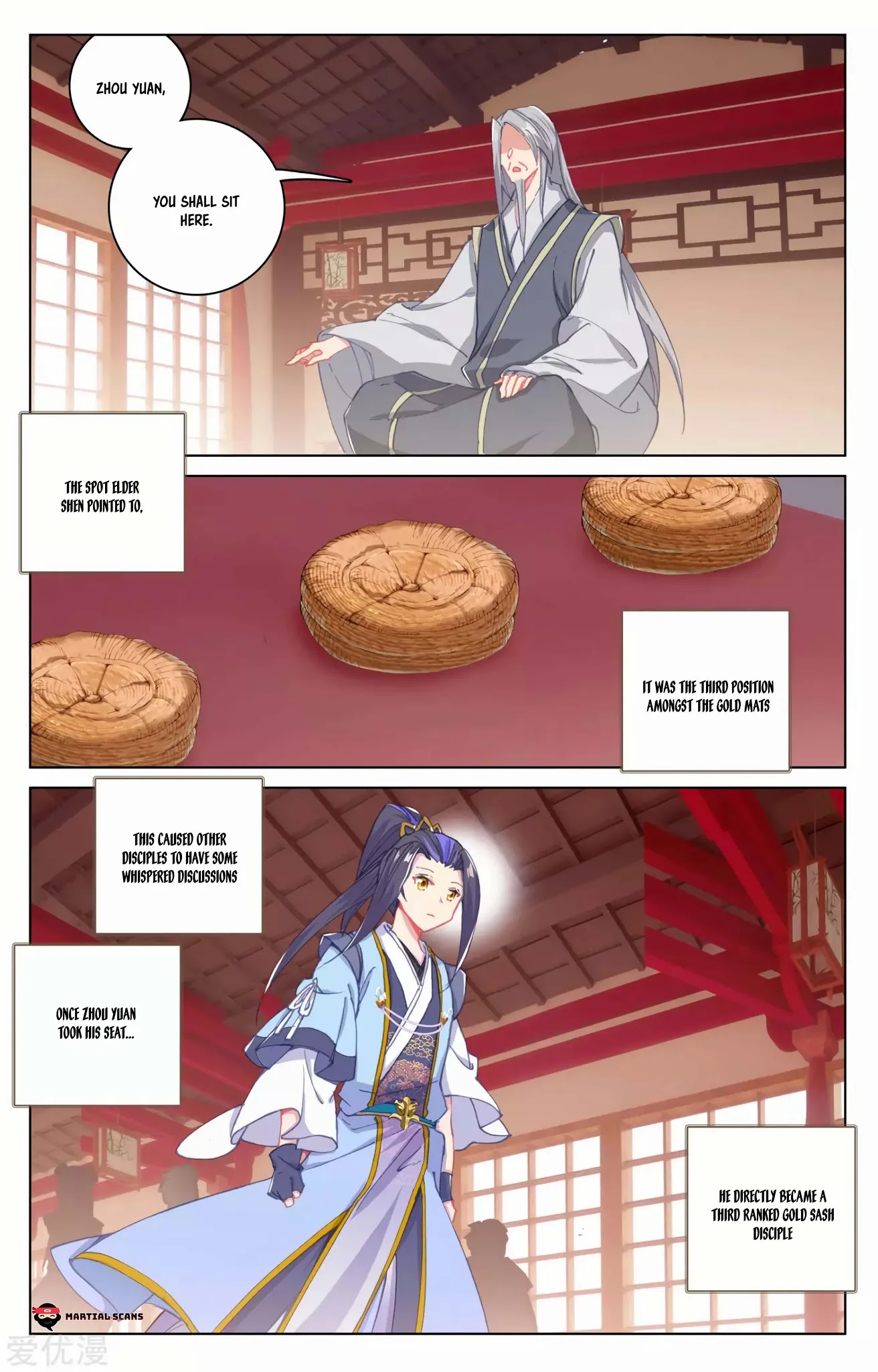 Yuan Zun Chapter 165.5 page 3 - Chapter 165.5: Gold Sash Third Seat