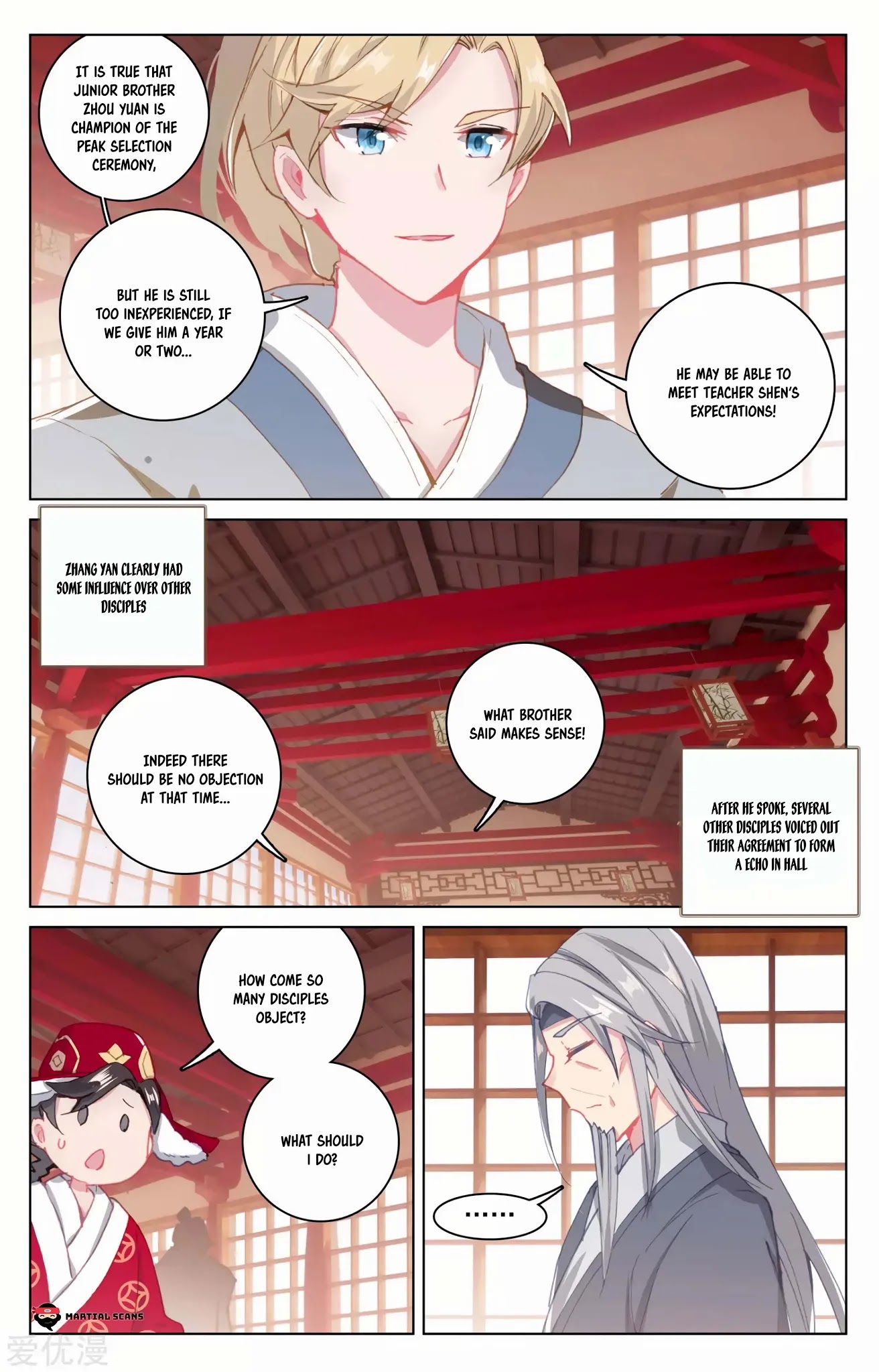 Yuan Zun Chapter 165.5 page 8 - Chapter 165.5: Gold Sash Third Seat