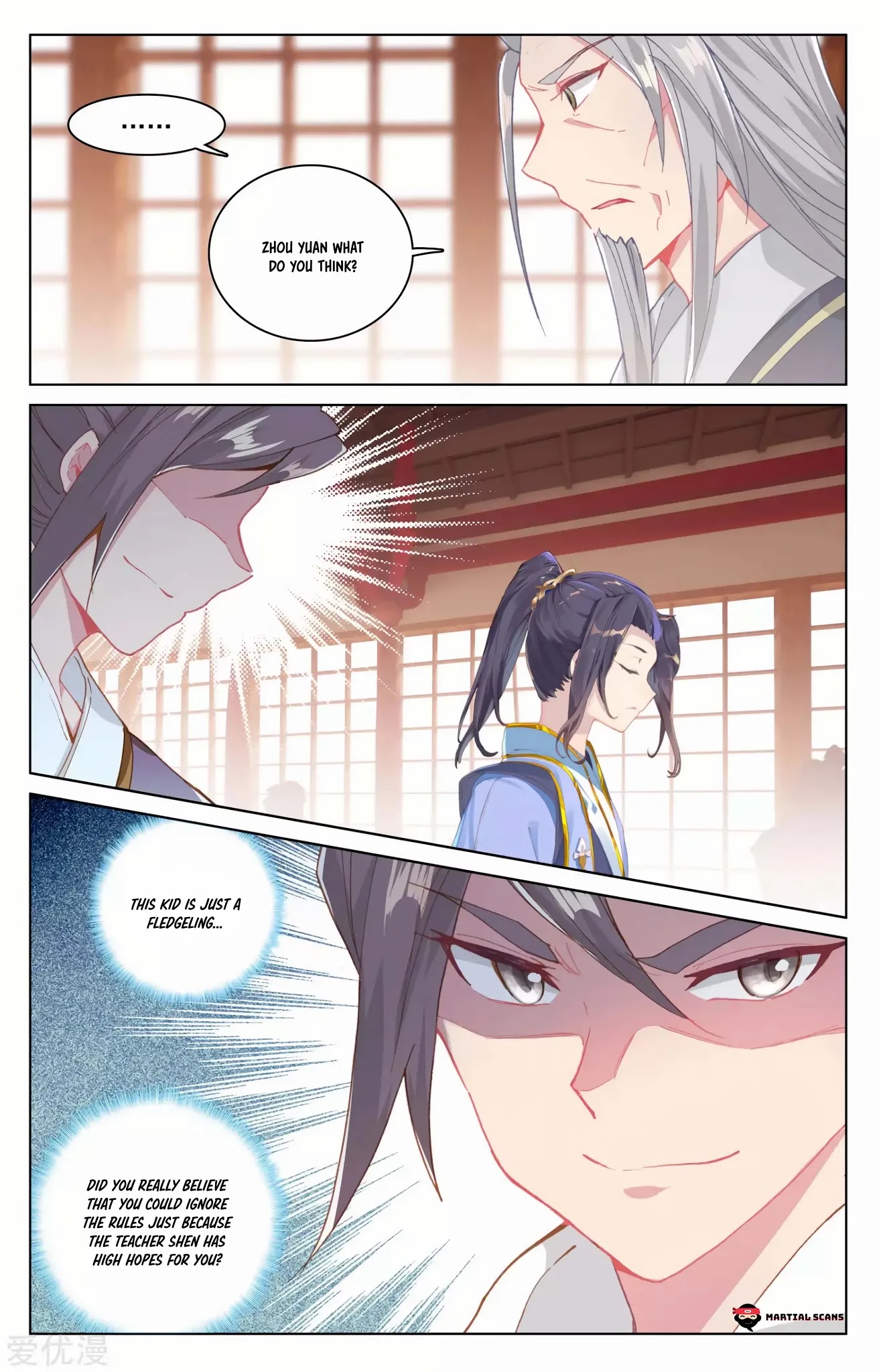 Yuan Zun Chapter 165.5 page 9 - Chapter 165.5: Gold Sash Third Seat