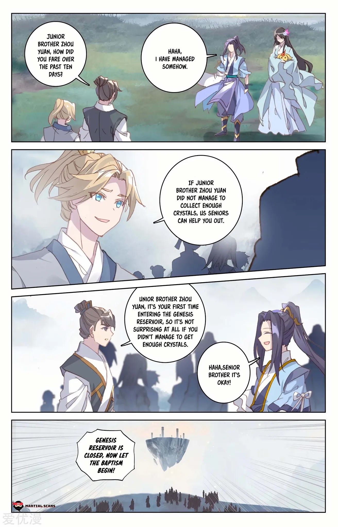 Yuan Zun Chapter 185.5 page 2 - Chapter 185.5: Baptism Begin 2