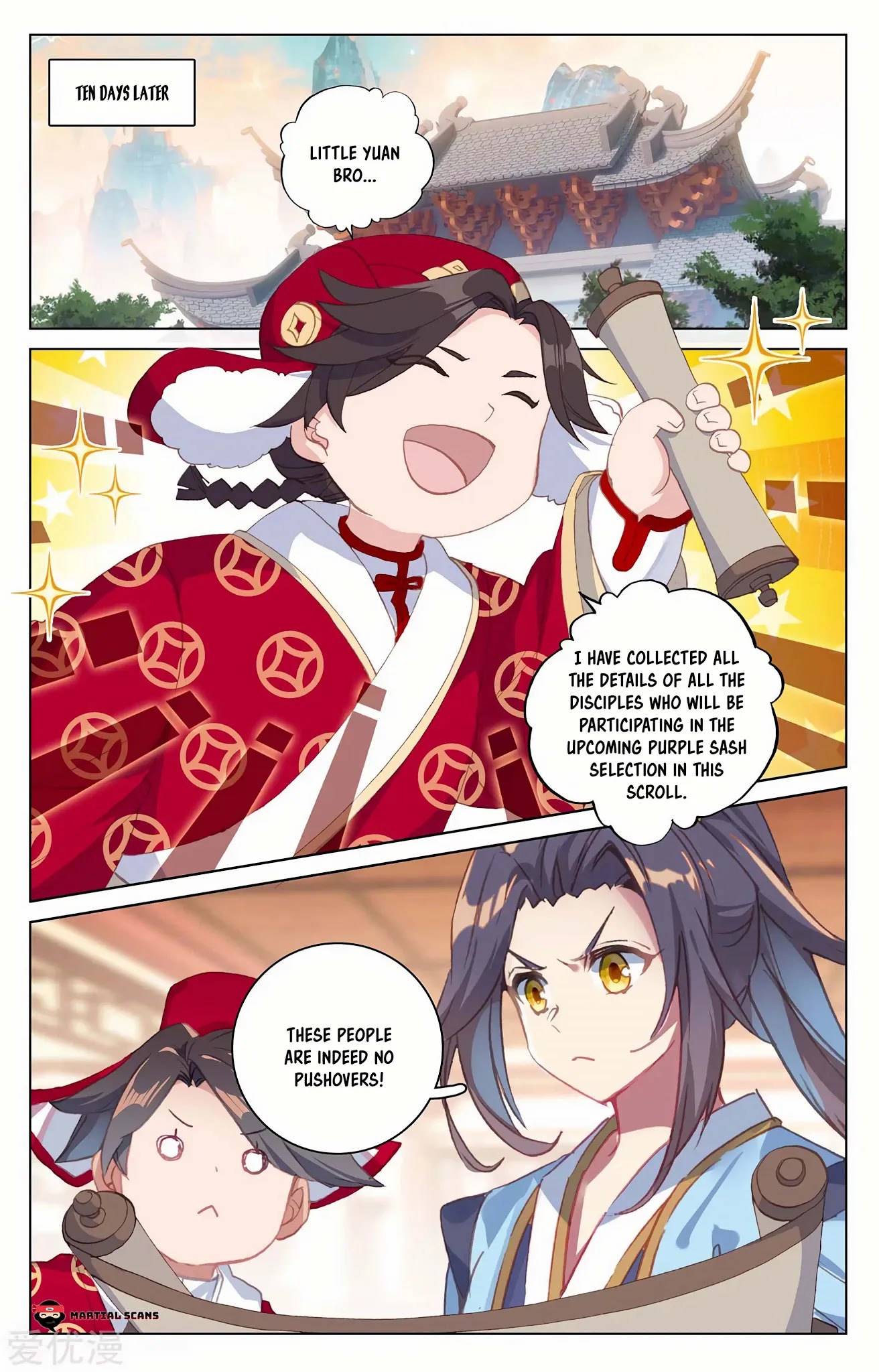 Yuan Zun Chapter 195.5 page 6 - Chapter 195.5: Purple Sash Selection
