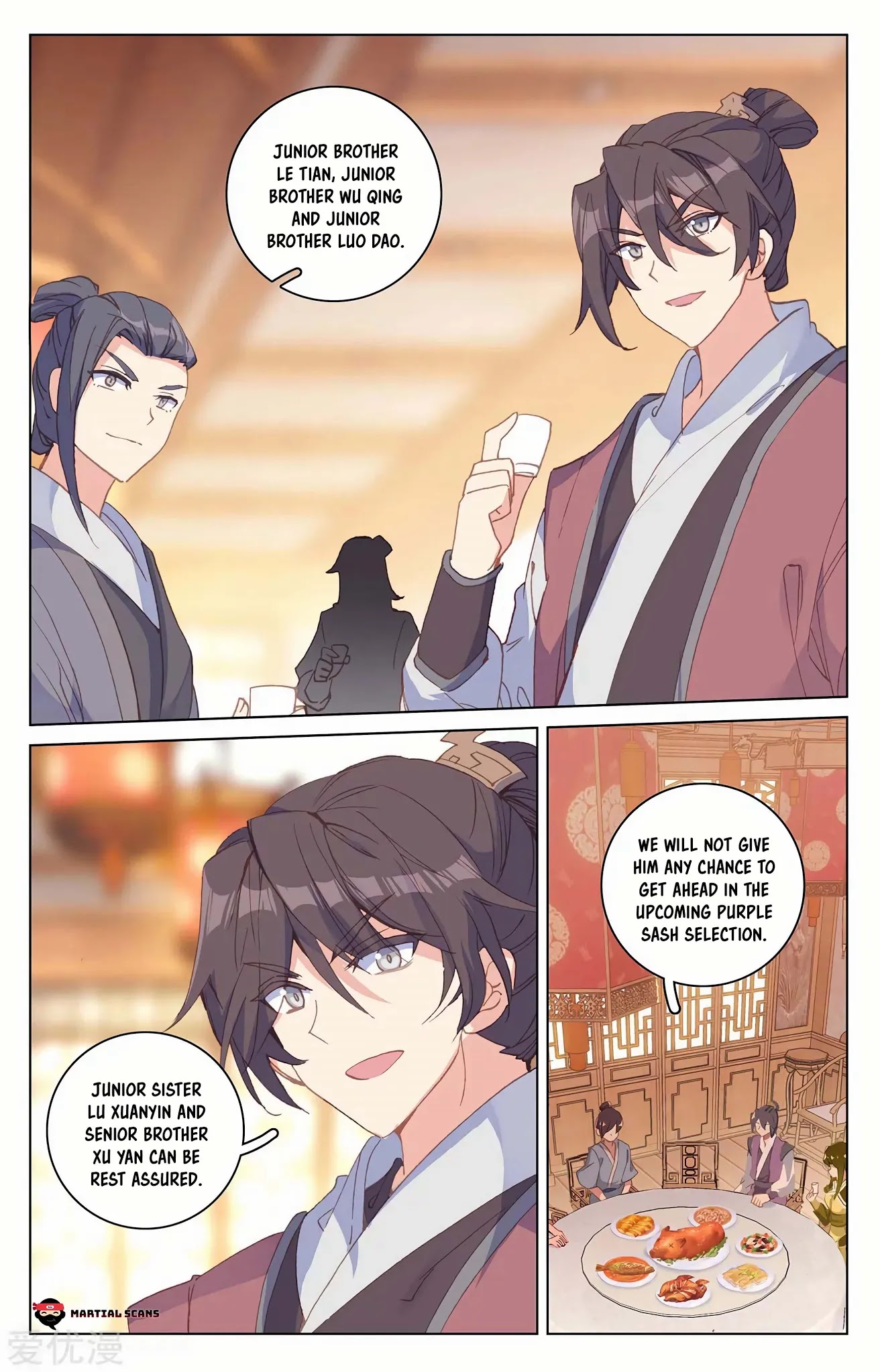 Yuan Zun Chapter 195.5 page 8 - Chapter 195.5: Purple Sash Selection