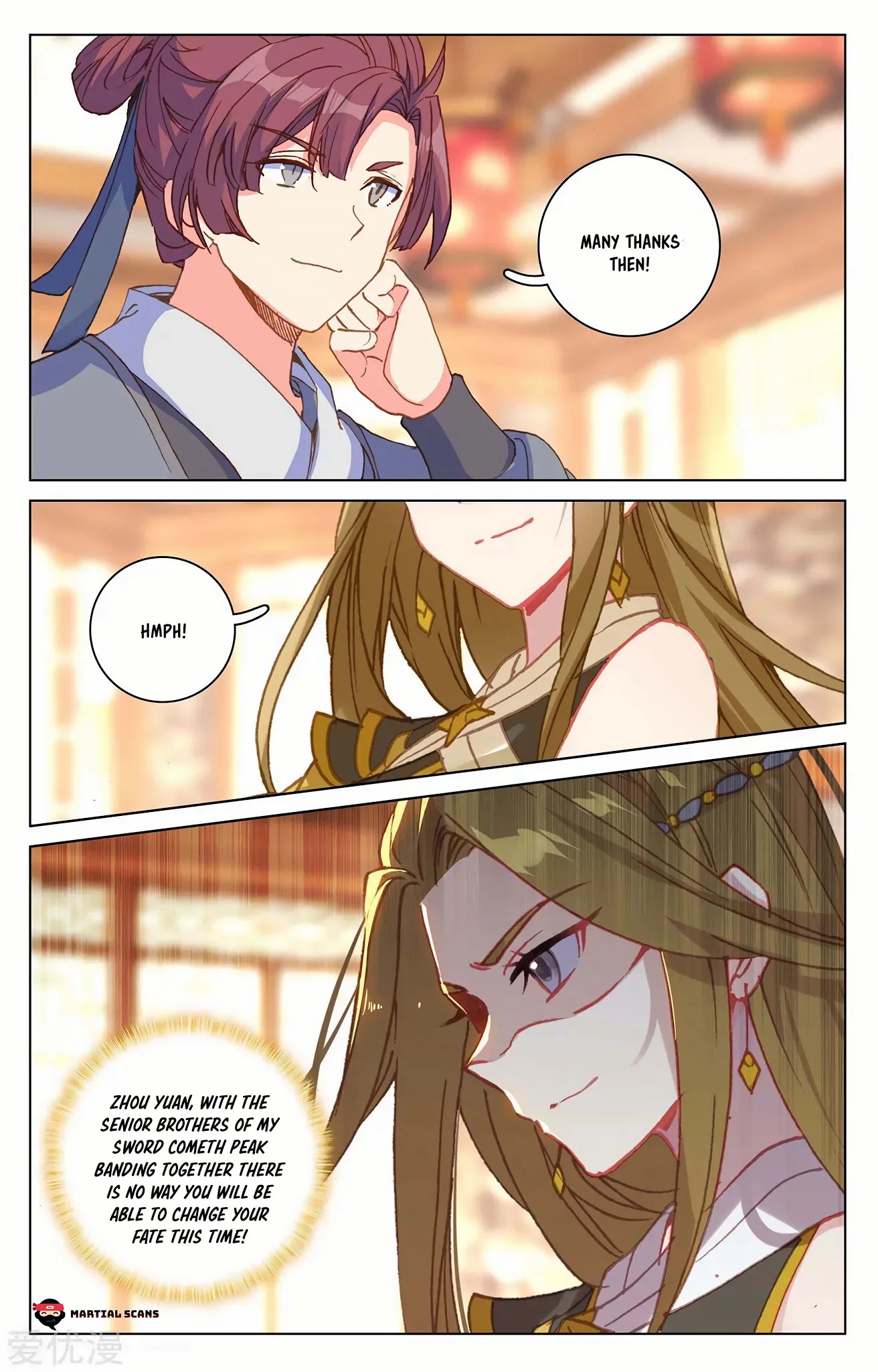 Yuan Zun Chapter 195.5 page 9 - Chapter 195.5: Purple Sash Selection