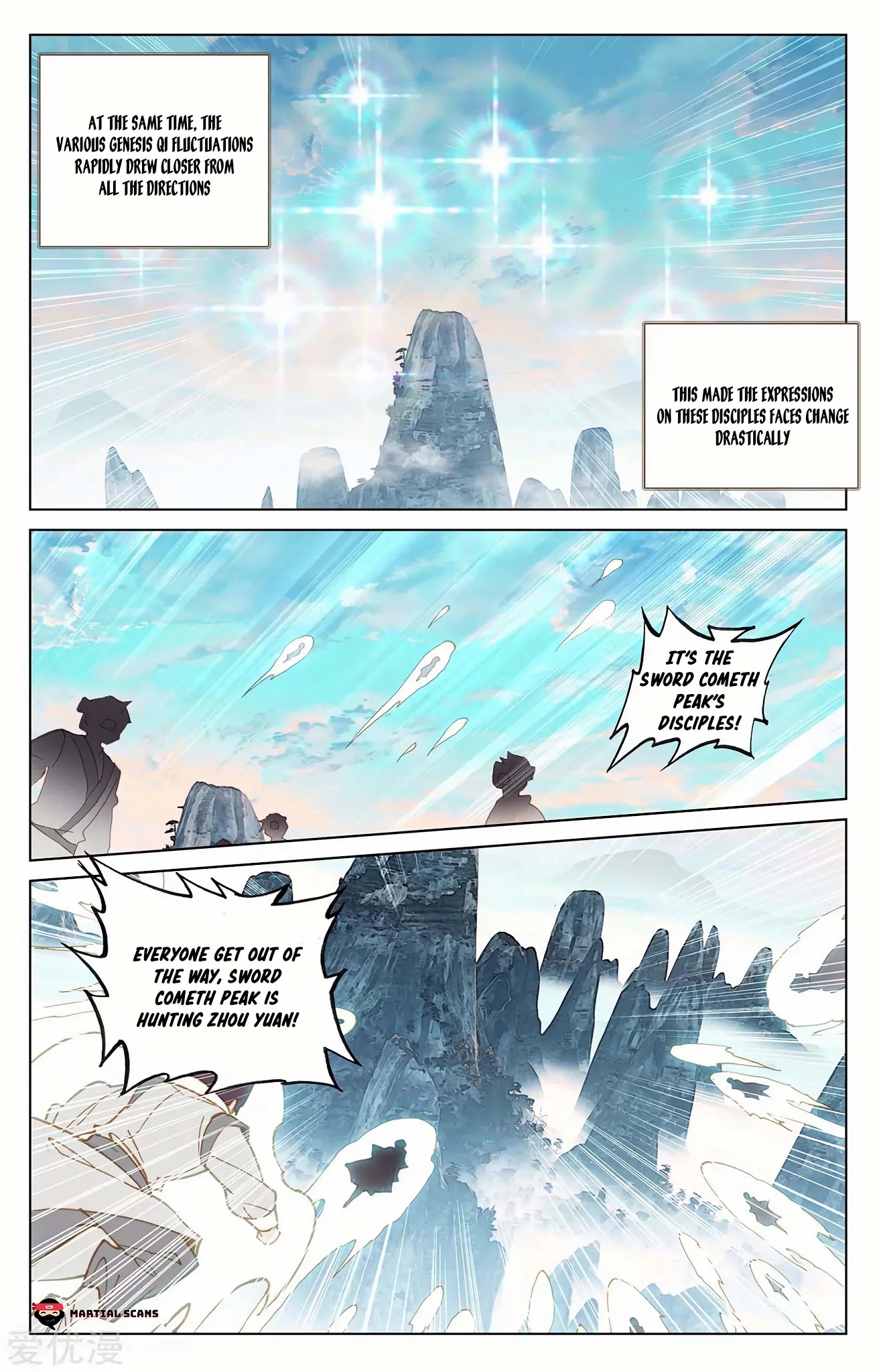 Yuan Zun Chapter 208 page 3 - Chapter 208: Sword Cometh Peak Locks Down the Valley
