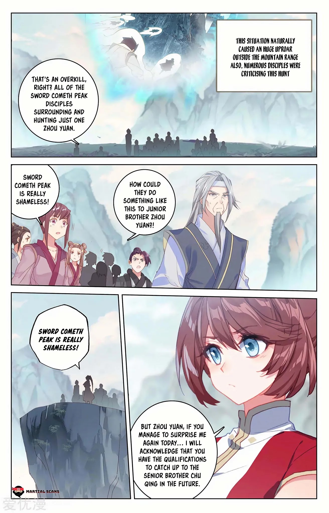 Yuan Zun Chapter 208 page 4 - Chapter 208: Sword Cometh Peak Locks Down the Valley