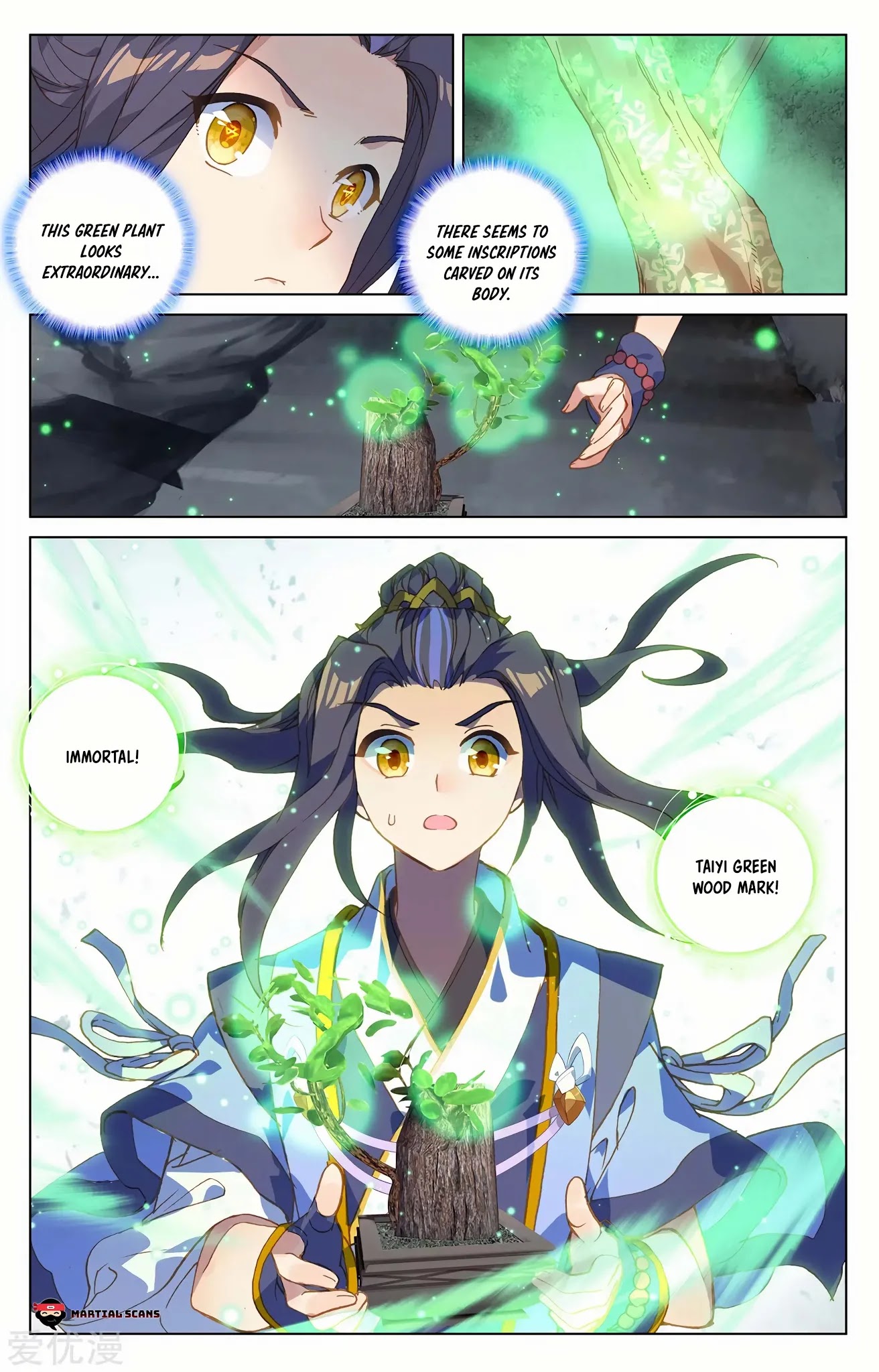 Yuan Zun Chapter 214.5 page 6 - Chapter 214.5: Taiyi Green Wood Mark