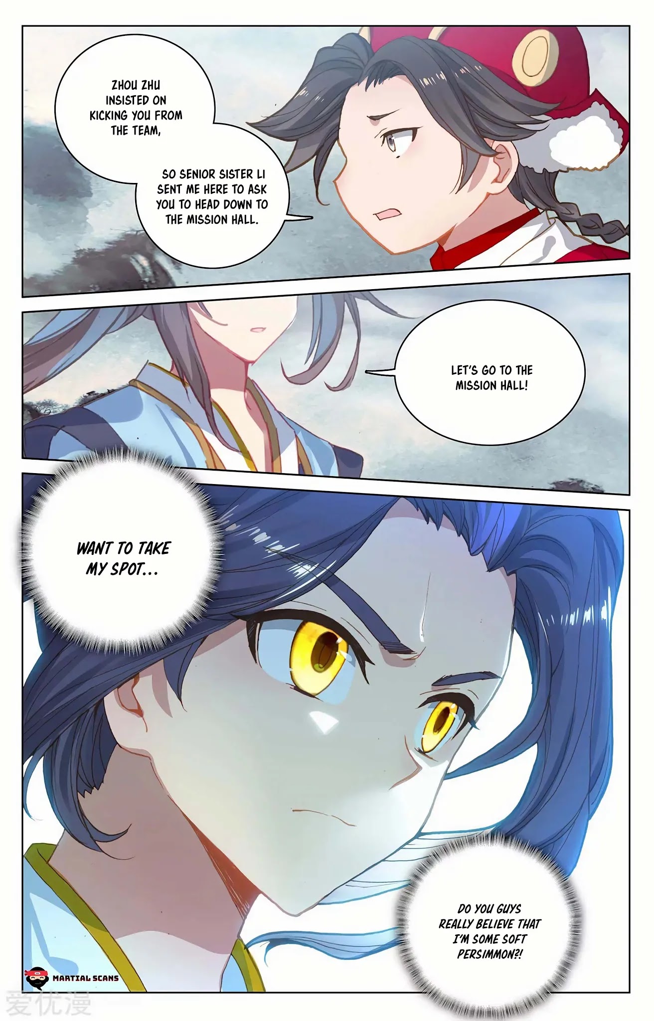 Yuan Zun Chapter 217.5 page 9 - Chapter 217.5: Protest