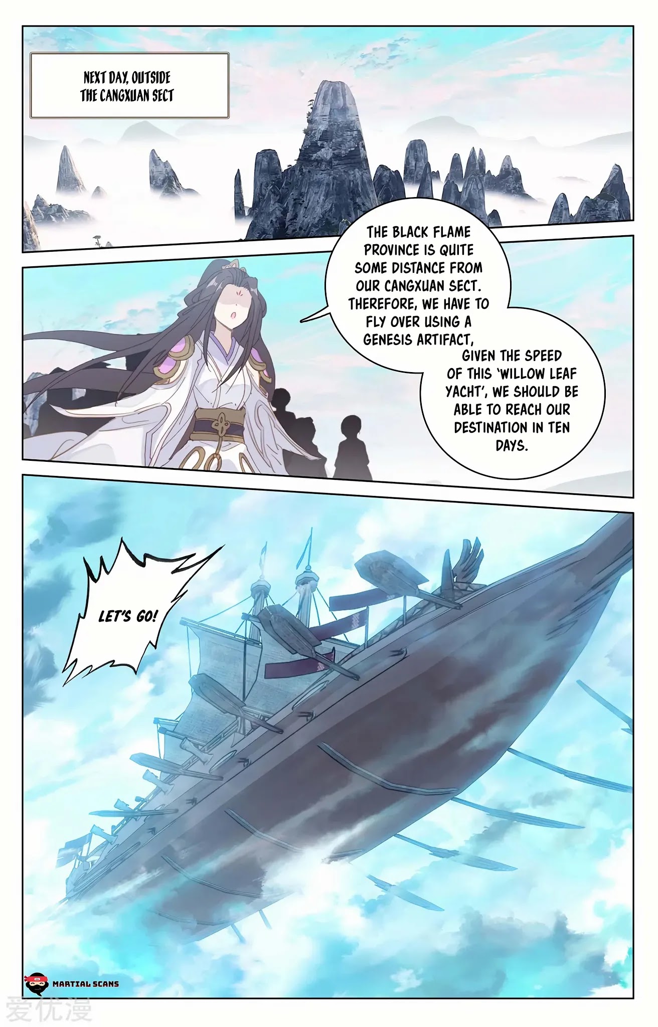 Yuan Zun Chapter 219.5 page 9 - Chapter 219.5: Setting Off