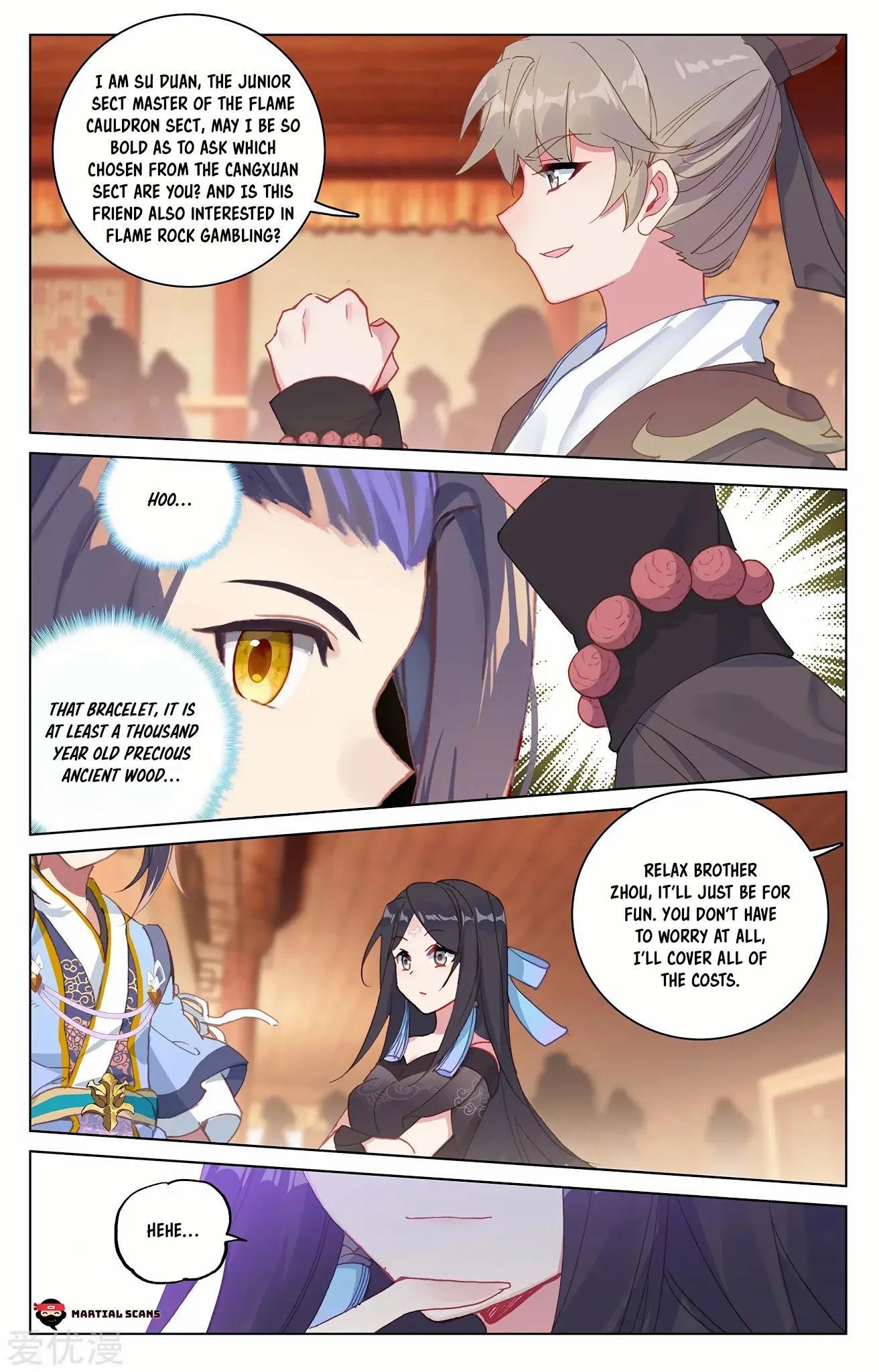 Yuan Zun Chapter 221.5 page 6 - Chapter 221.5: Flame Rock Gambling