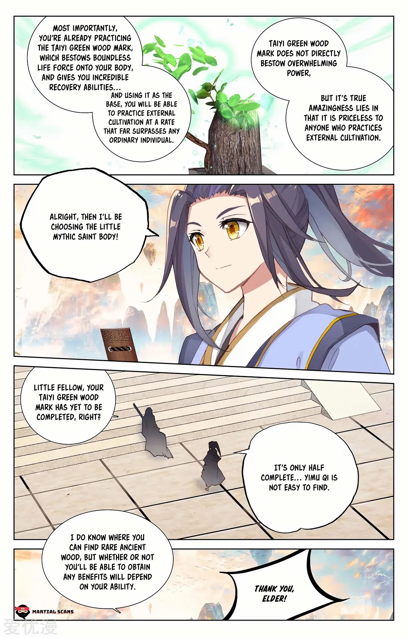 Yuan Zun Chapter 233.5 page 3 - Chapter 233.5: Dragon Scale Scholar Tree