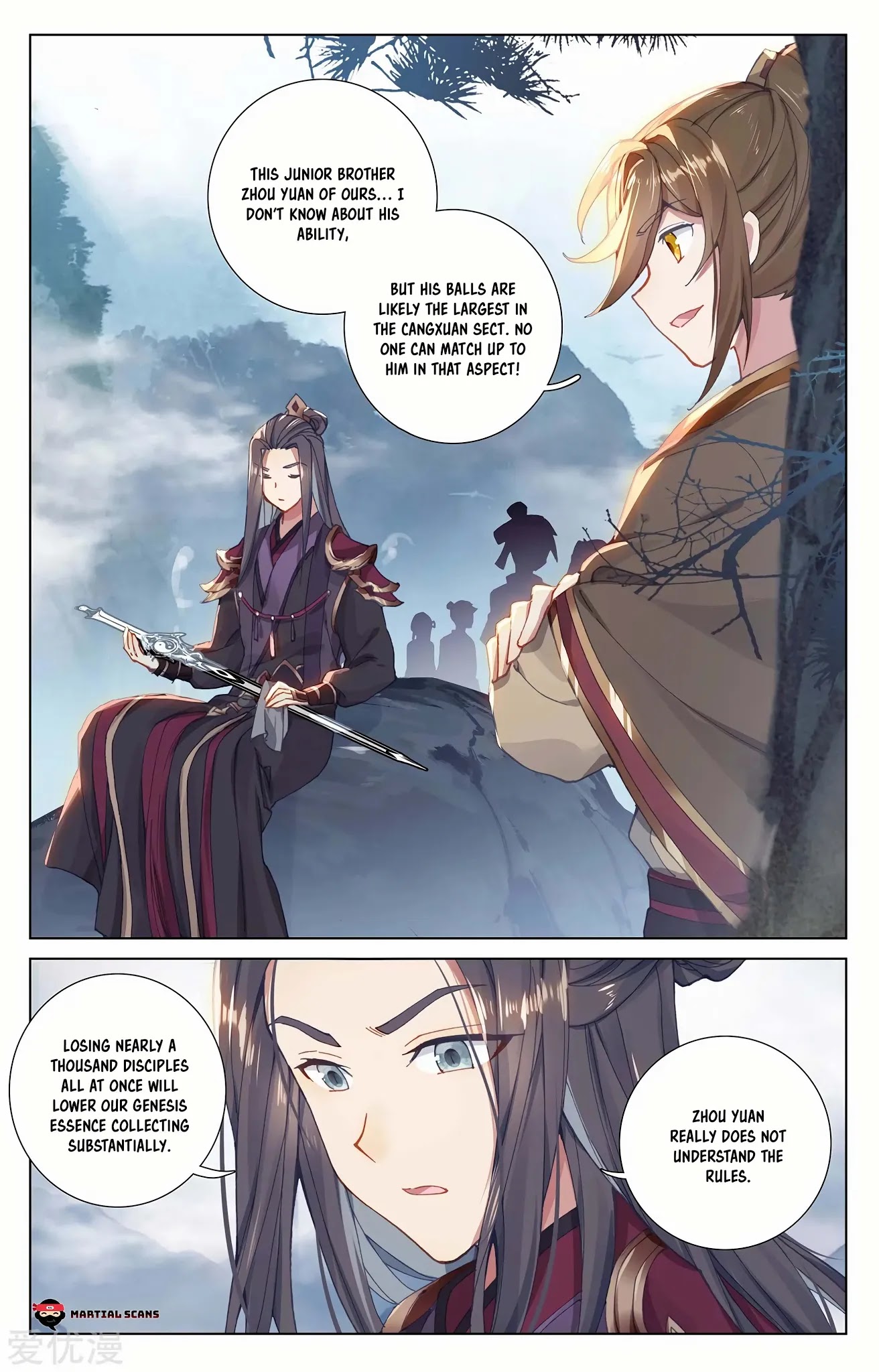 Yuan Zun Chapter 266.5 page 3 - Chapter 266.5: Sword Cometh Peak’s Rage