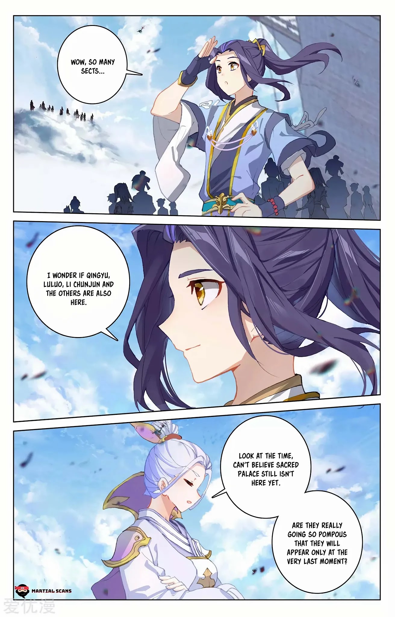 Yuan Zun Chapter 282.5 page 6 - Chapter 282.5: Gathering Clouds