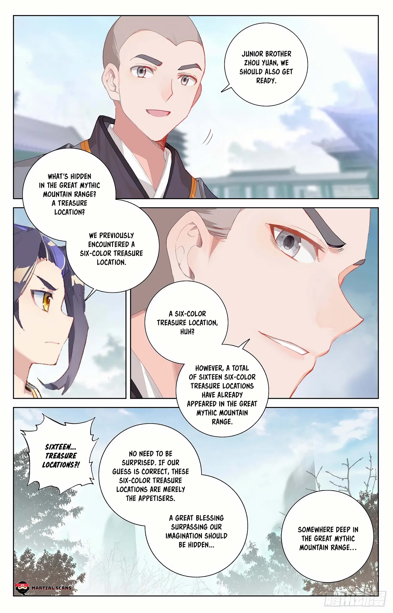 Yuan Zun Chapter 300.5 page 10 - Chapter 300.5: Blessing of the Great Mythic Mountain Range