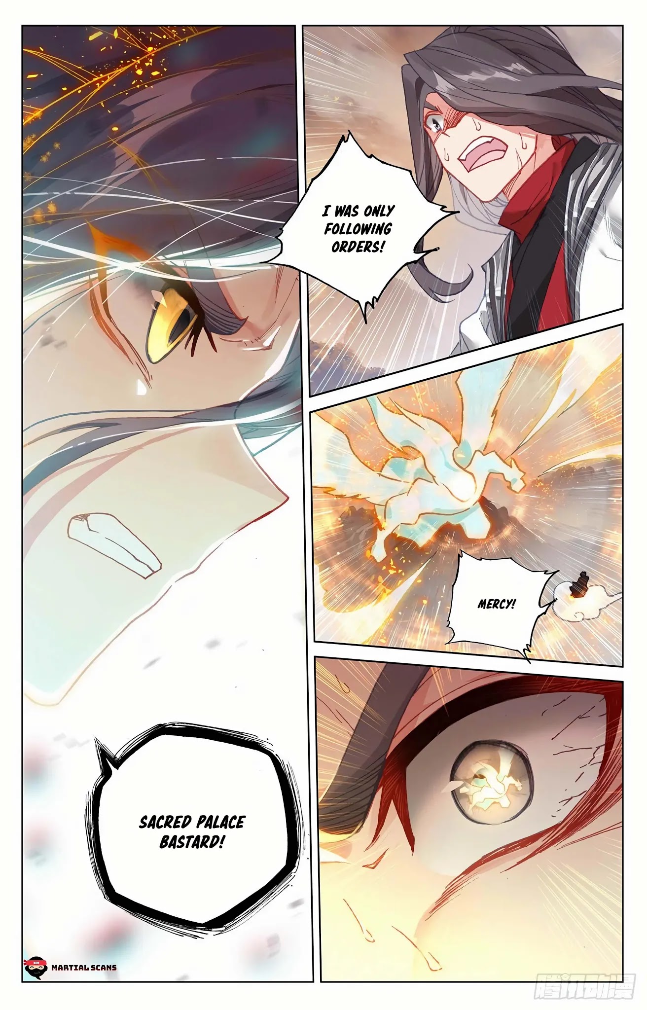Yuan Zun Chapter 309.5 page 9 - Chapter 309.5: Nine Underworlds Lightning Art