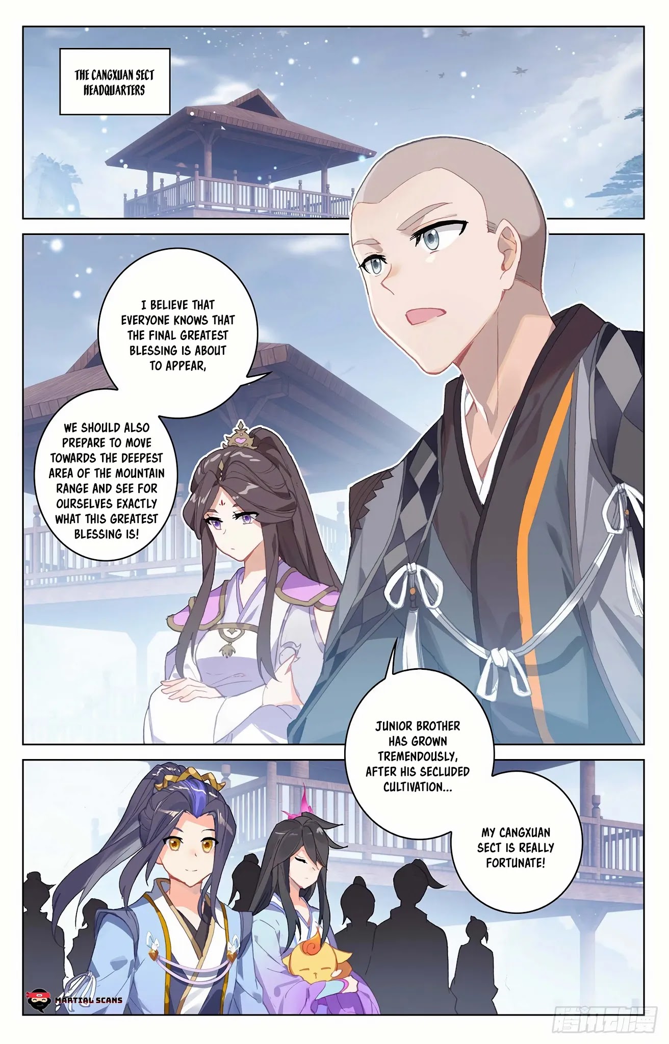 Yuan Zun Chapter 310.5 page 6 - Chapter 310.5: Blessing Appears
