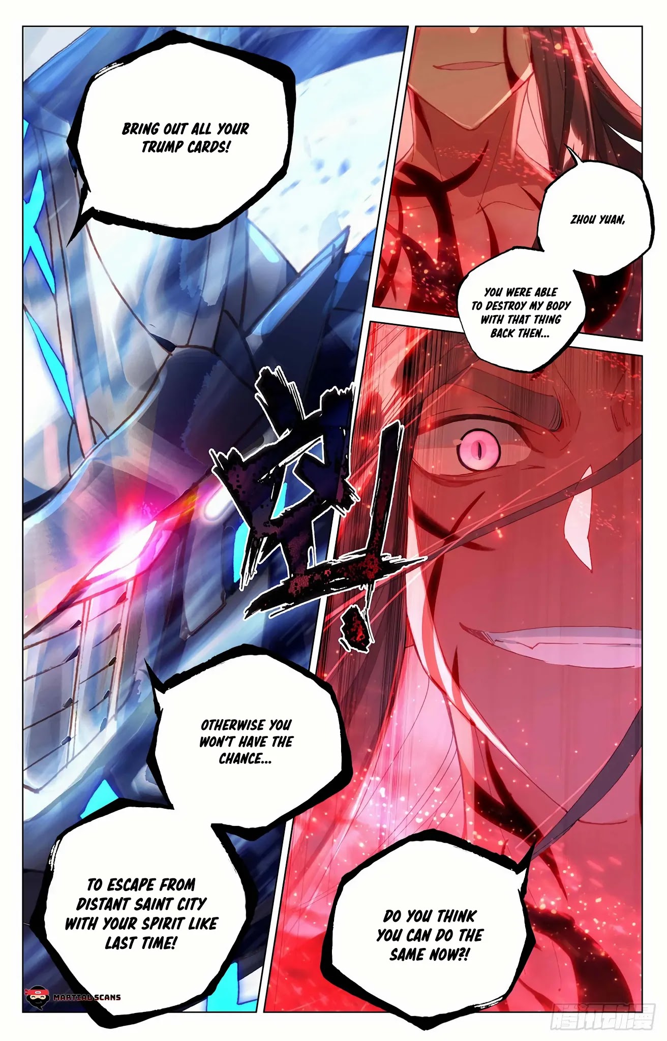 Yuan Zun Chapter 329.5 page 5 - Chapter 329.5: Compare Trump Cards