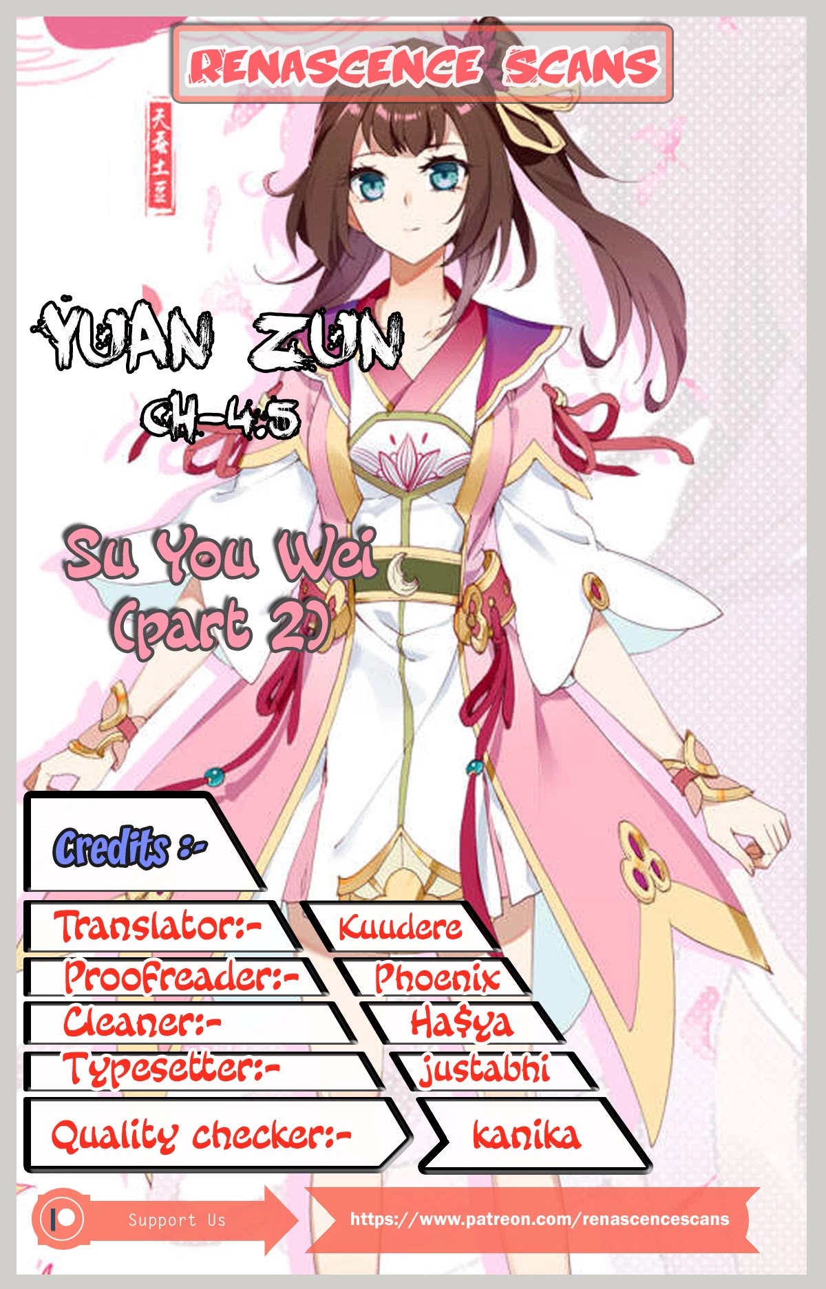 Yuan Zun Chapter 4.5 page 1 - Chapter 4.5: Su You Wei (2)