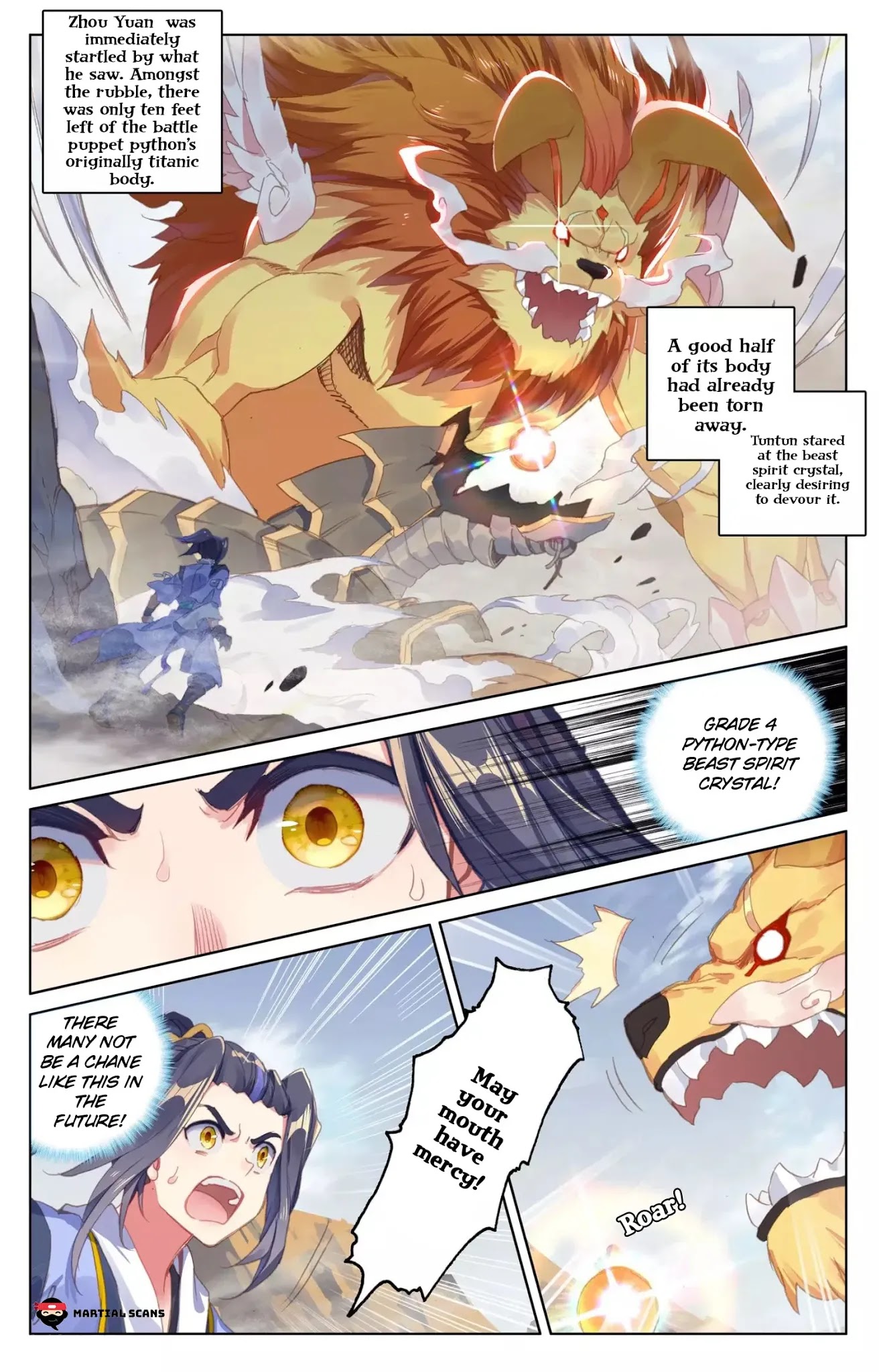 Yuan Zun Chapter 63.5 page 4 - Chapter 63.5: Grade 4 Python-type Beast Spirit