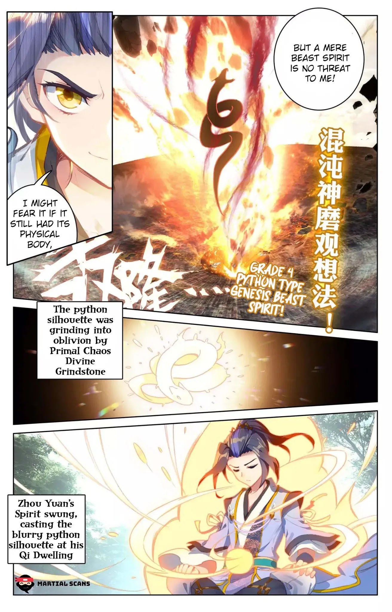 Yuan Zun Chapter 68.5 page 4 - Chapter 68.5: Omni Python Qi (Part 2)