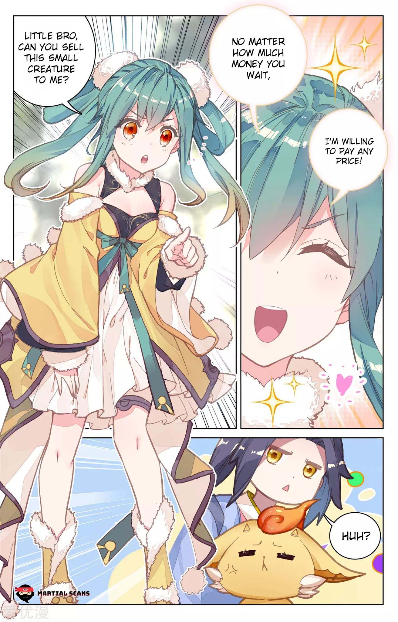Yuan Zun Chapter 79.5 page 9 - Chapter 79.5: The Green Haired Girl