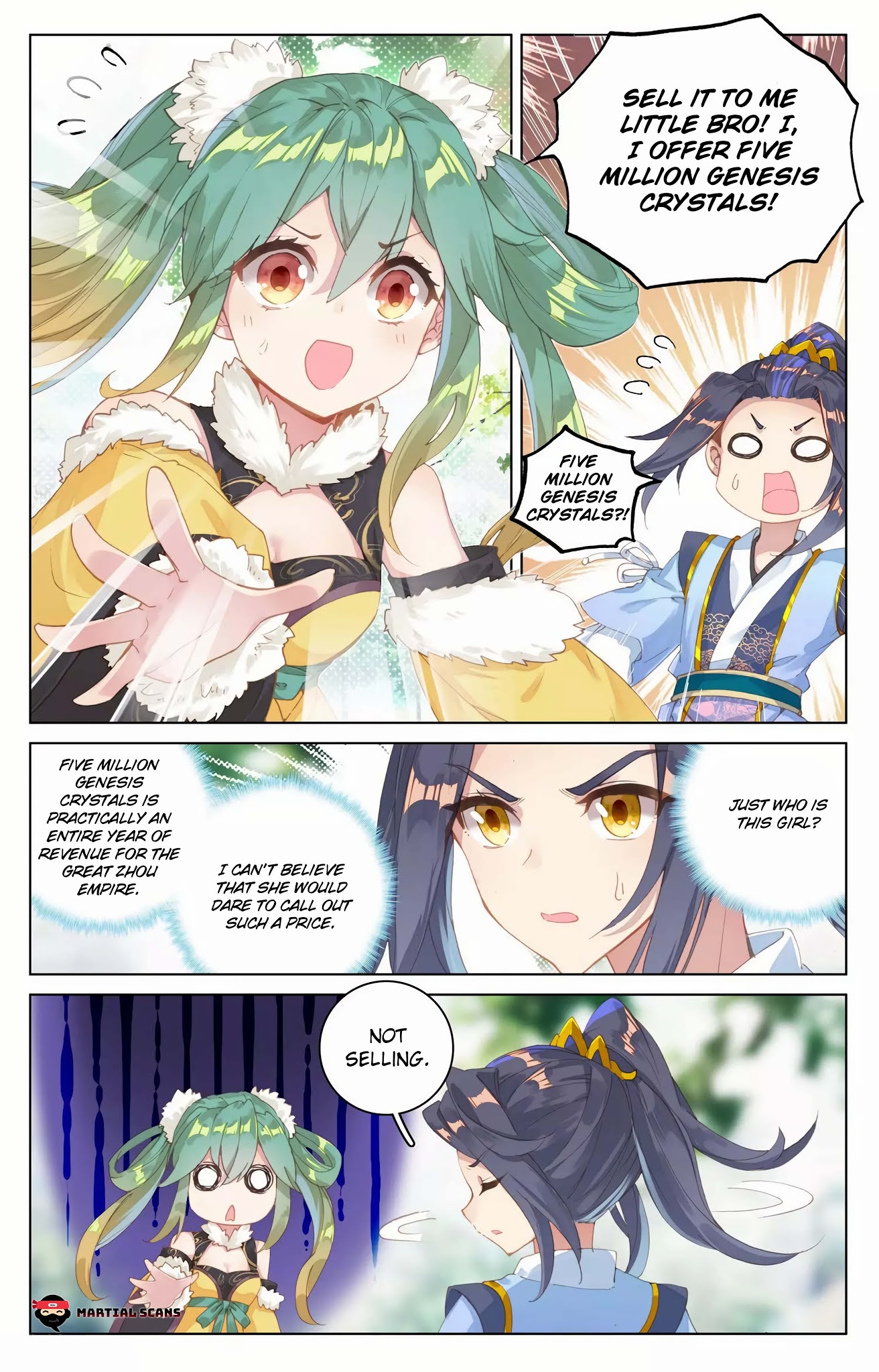 Yuan Zun Chapter 80 page 3 - Chapter 80: The Green Haired Girl 2