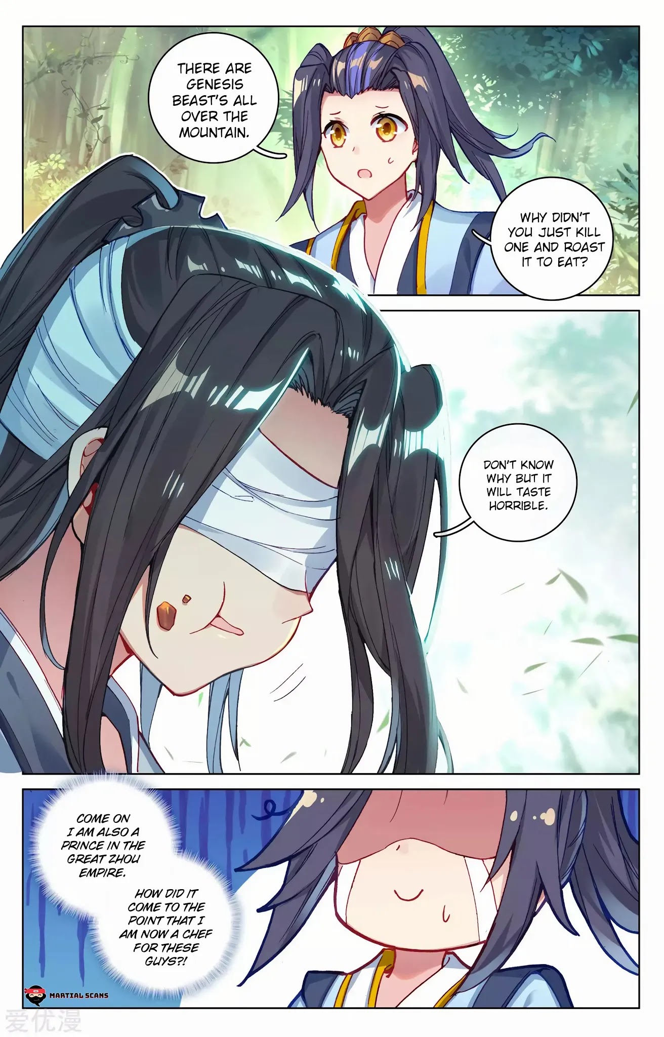 Yuan Zun Chapter 84.5 page 8 - Chapter 84.5: The Youth in Ash Robes