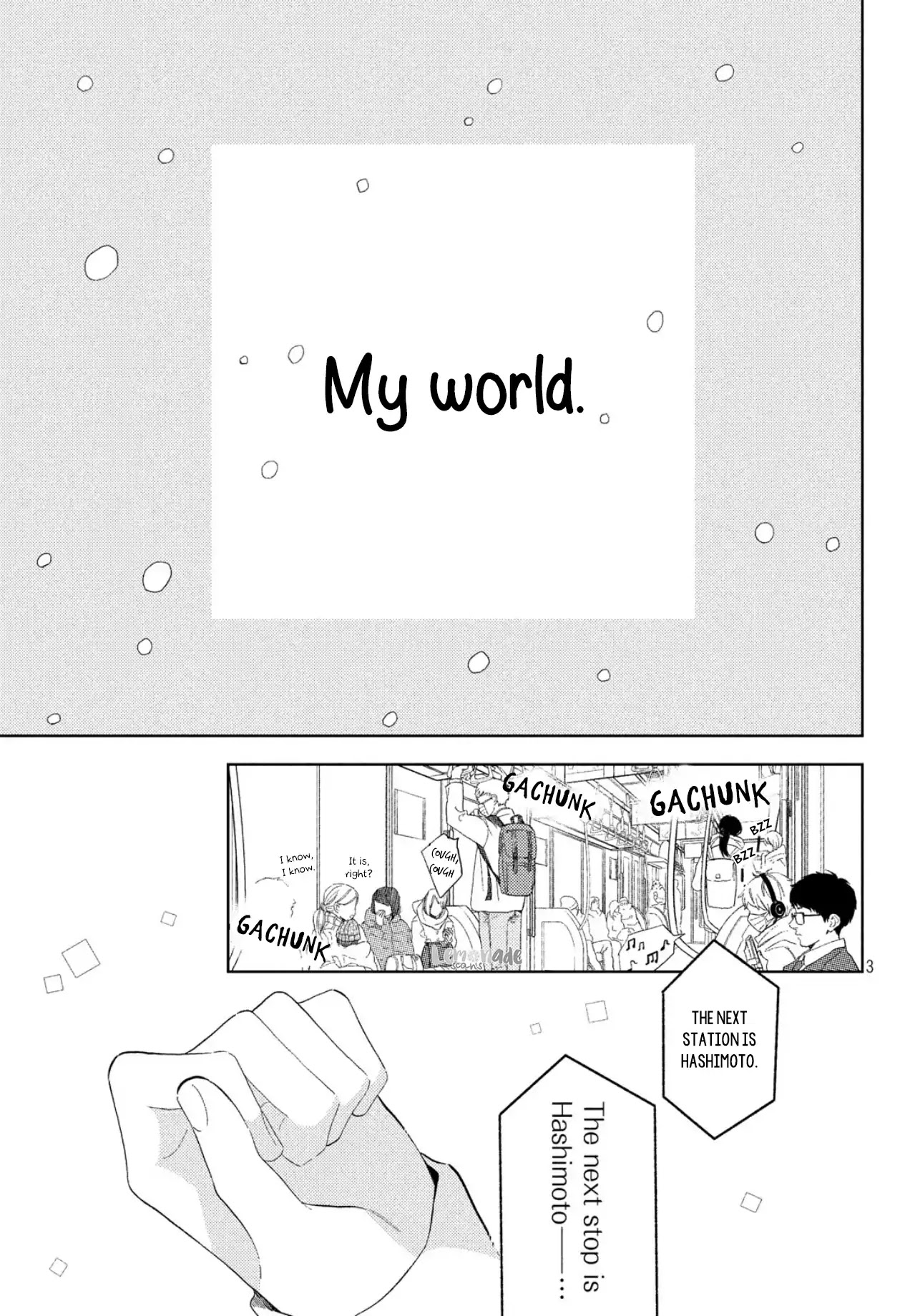 Yubisaki to Renren Chapter 1 page 3 - Chapter 1: Yuki’s world