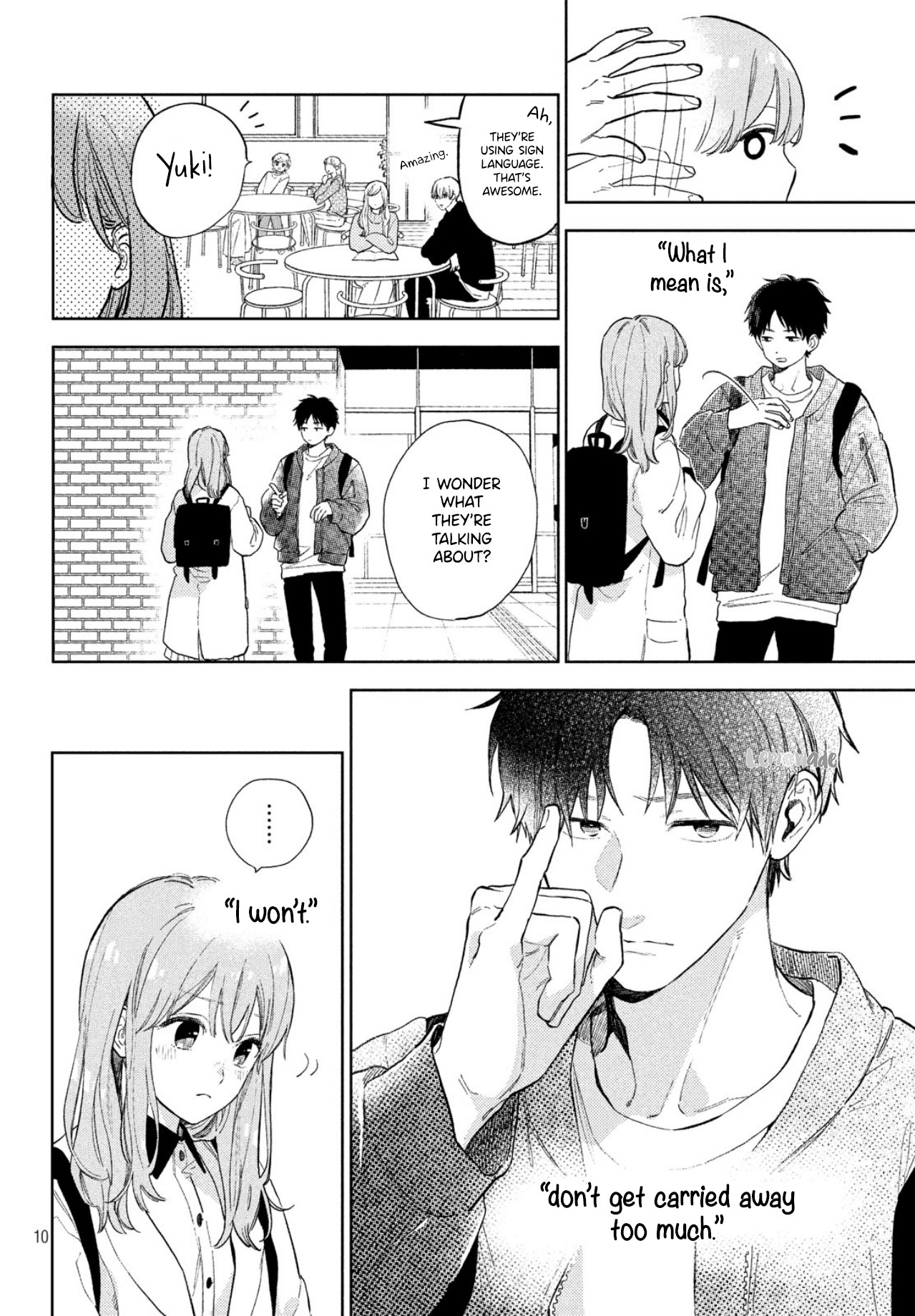 Yubisaki to Renren Chapter 3 page 12 - Chapter 3: Invisible