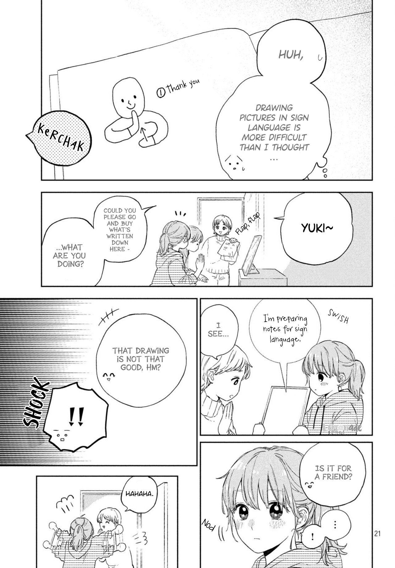 Yubisaki to Renren Chapter 3 page 23 - Chapter 3: Invisible