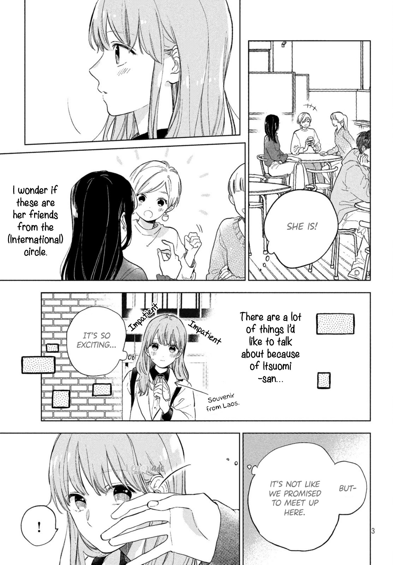 Yubisaki to Renren Chapter 3 page 5 - Chapter 3: Invisible
