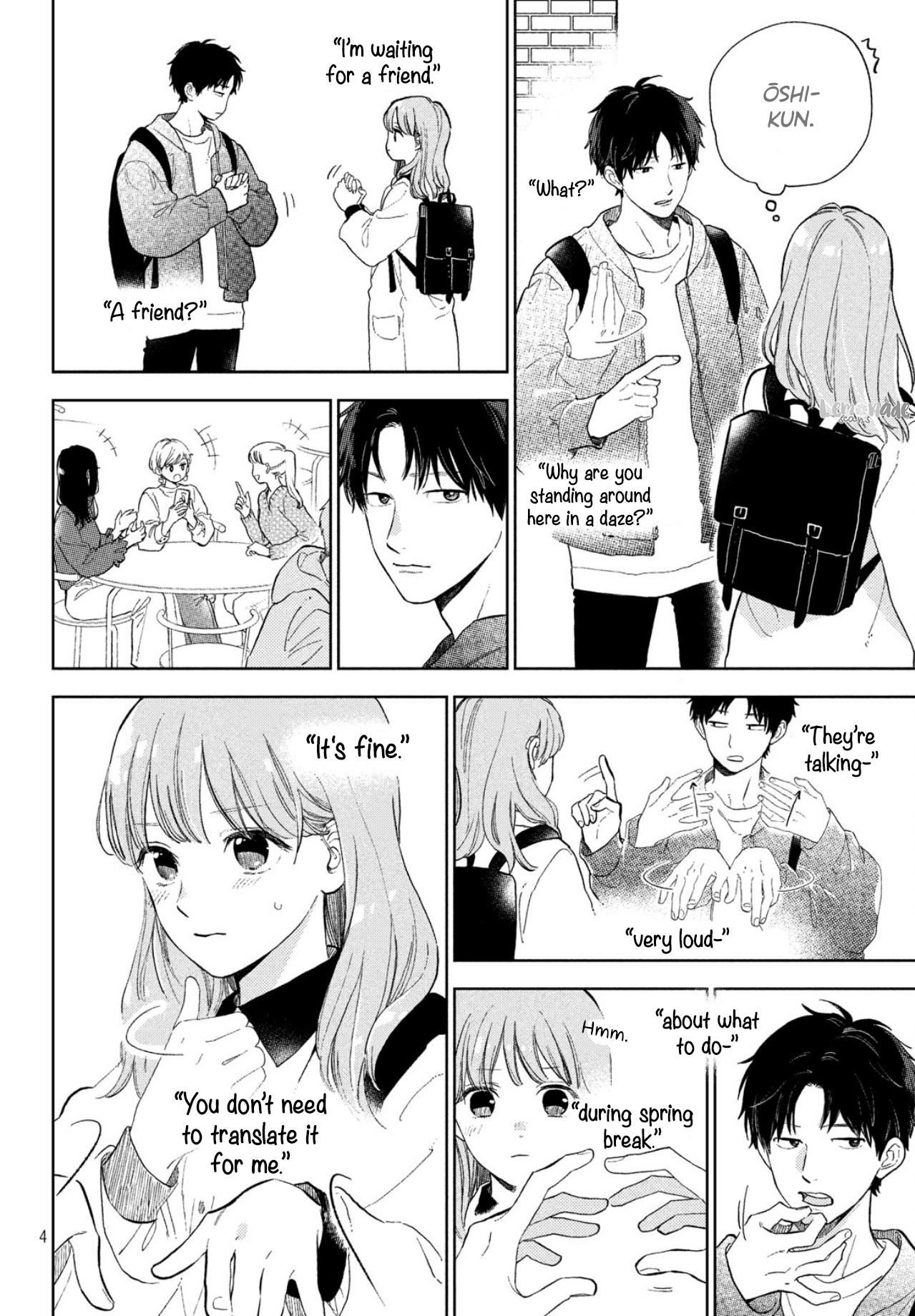 Yubisaki to Renren Chapter 3 page 6 - Chapter 3: Invisible