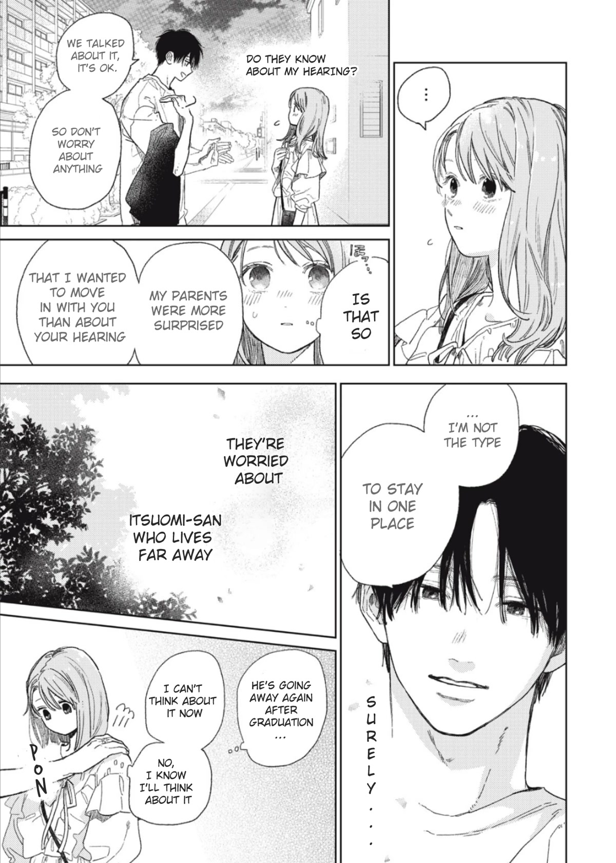 Yubisaki to Renren Chapter 33 page 10 - Chapter 33: Hand Sign