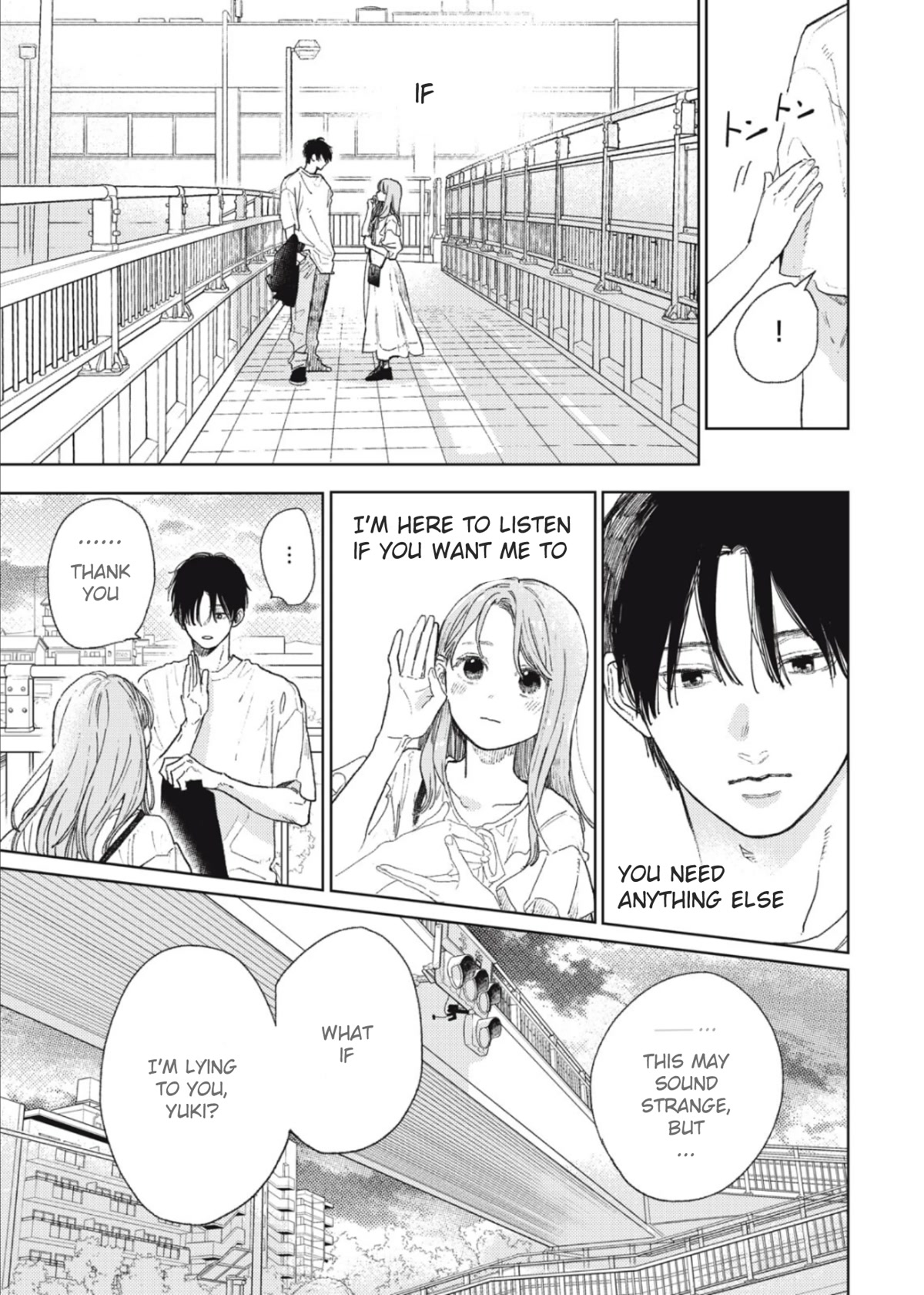 Yubisaki to Renren Chapter 33 page 18 - Chapter 33: Hand Sign