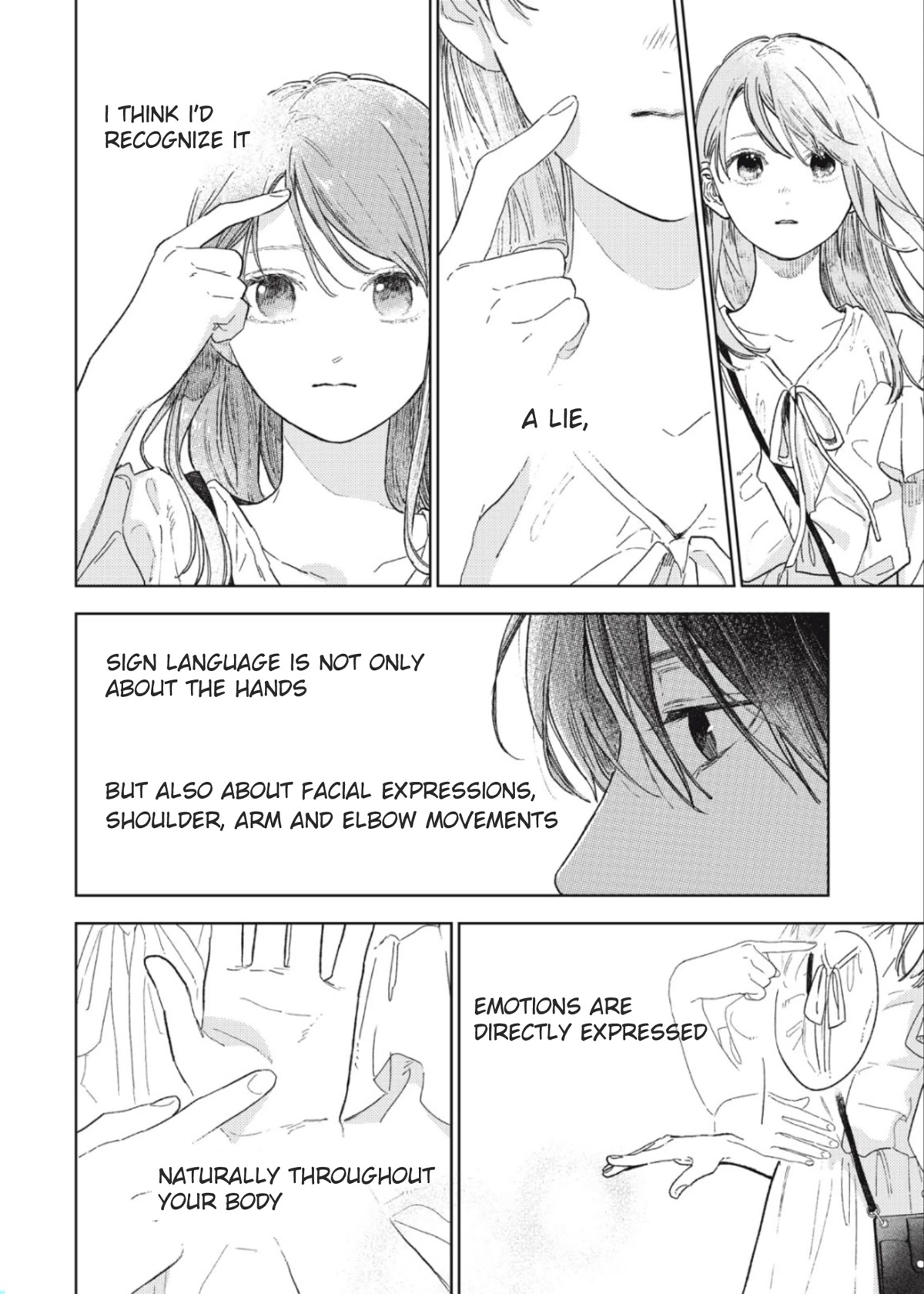 Yubisaki to Renren Chapter 33 page 19 - Chapter 33: Hand Sign