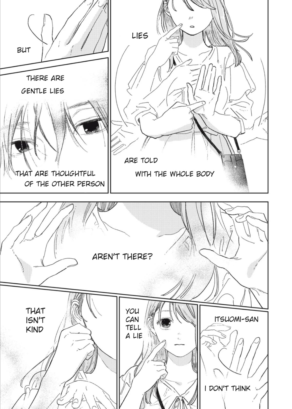 Yubisaki to Renren Chapter 33 page 20 - Chapter 33: Hand Sign