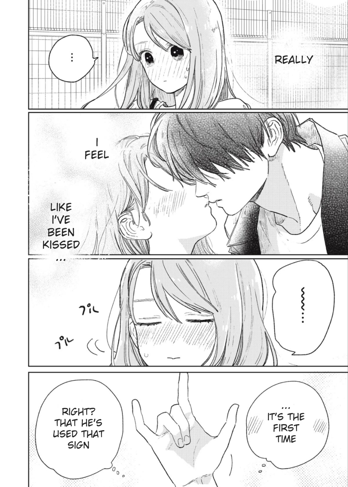 Yubisaki to Renren Chapter 33 page 35 - Chapter 33: Hand Sign